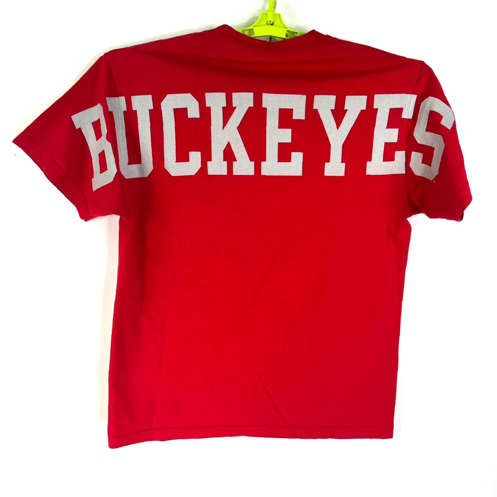 Vintage VINTAGE Ohio State Buckeyes T-Shirt Mens XL Red BIG Spell Out… Size US XL / EU 56 / 4 - 5 Thumbnail