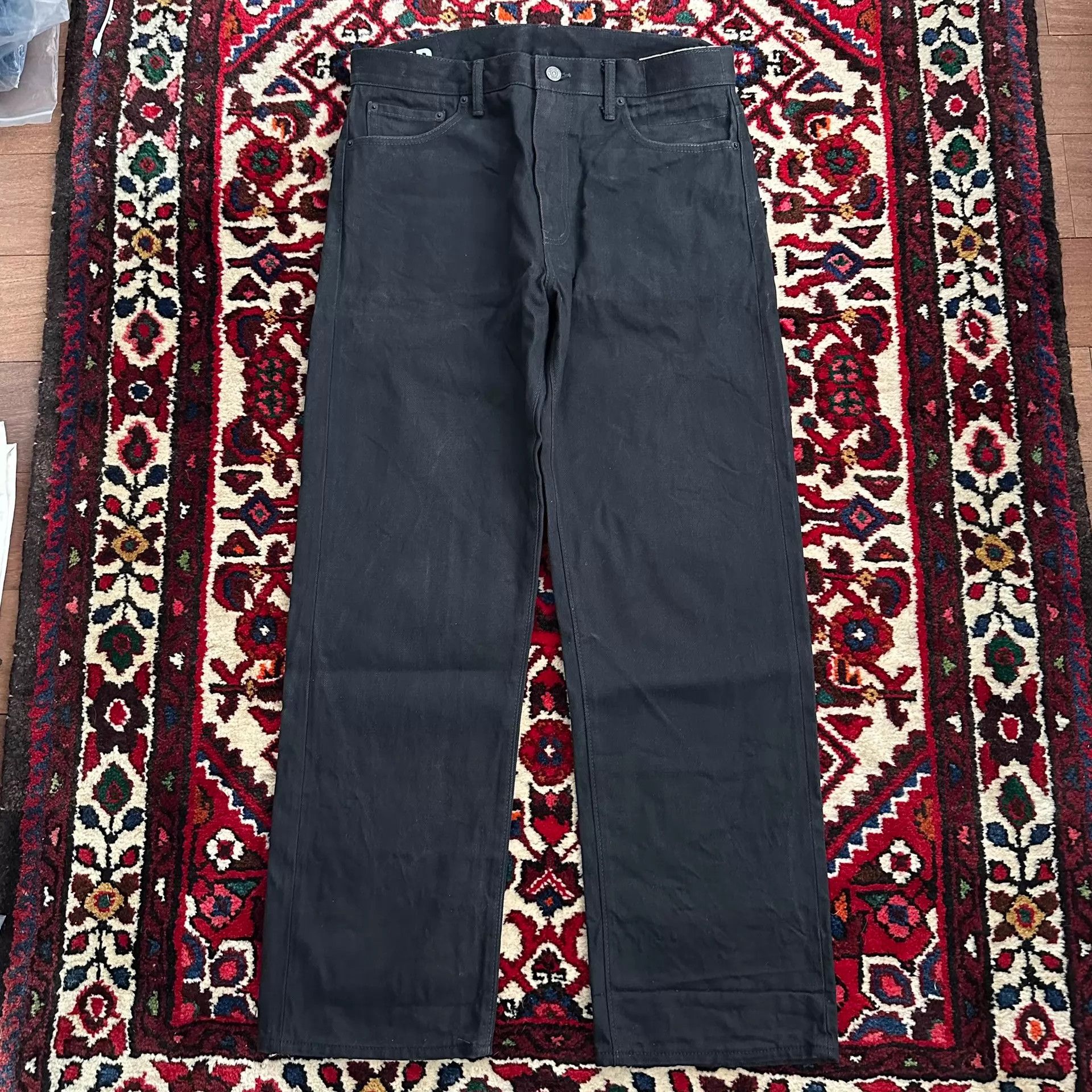 Visvim visvim 10aw 05R CMYK Black Denim Jeans W34L30 Size US 34 / EU 50 - 1 Thumbnail