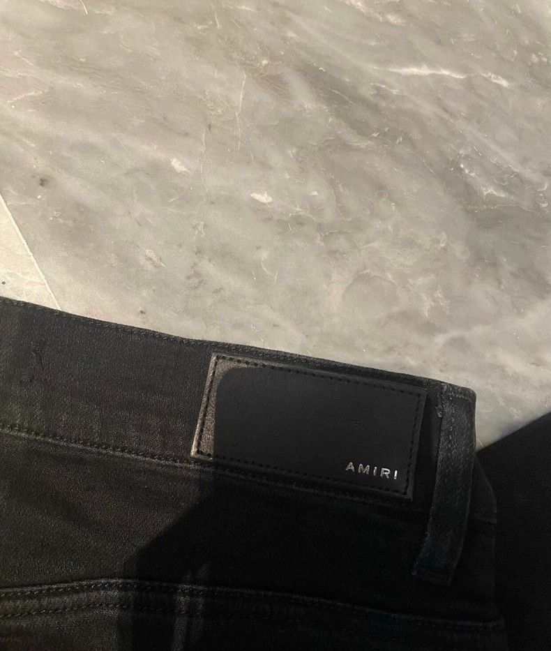 Amiri Amiri colorful patchwork black jeans Size US 30 / EU 46 - 3 Thumbnail