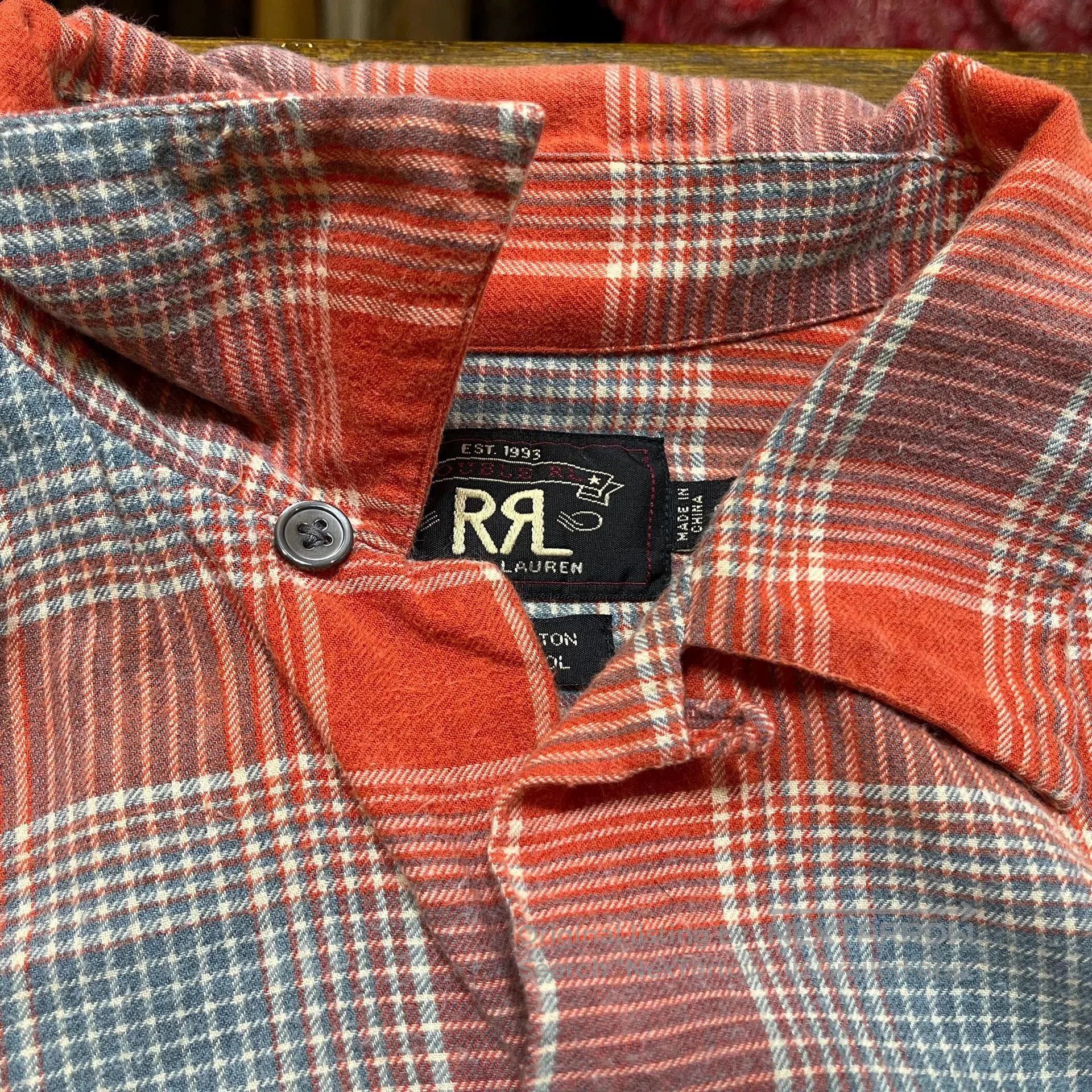 RRL Ralph Lauren RRL Vintage Wool Plaid Shirt. Size US S / EU 44-46 / 1 - 6 Thumbnail