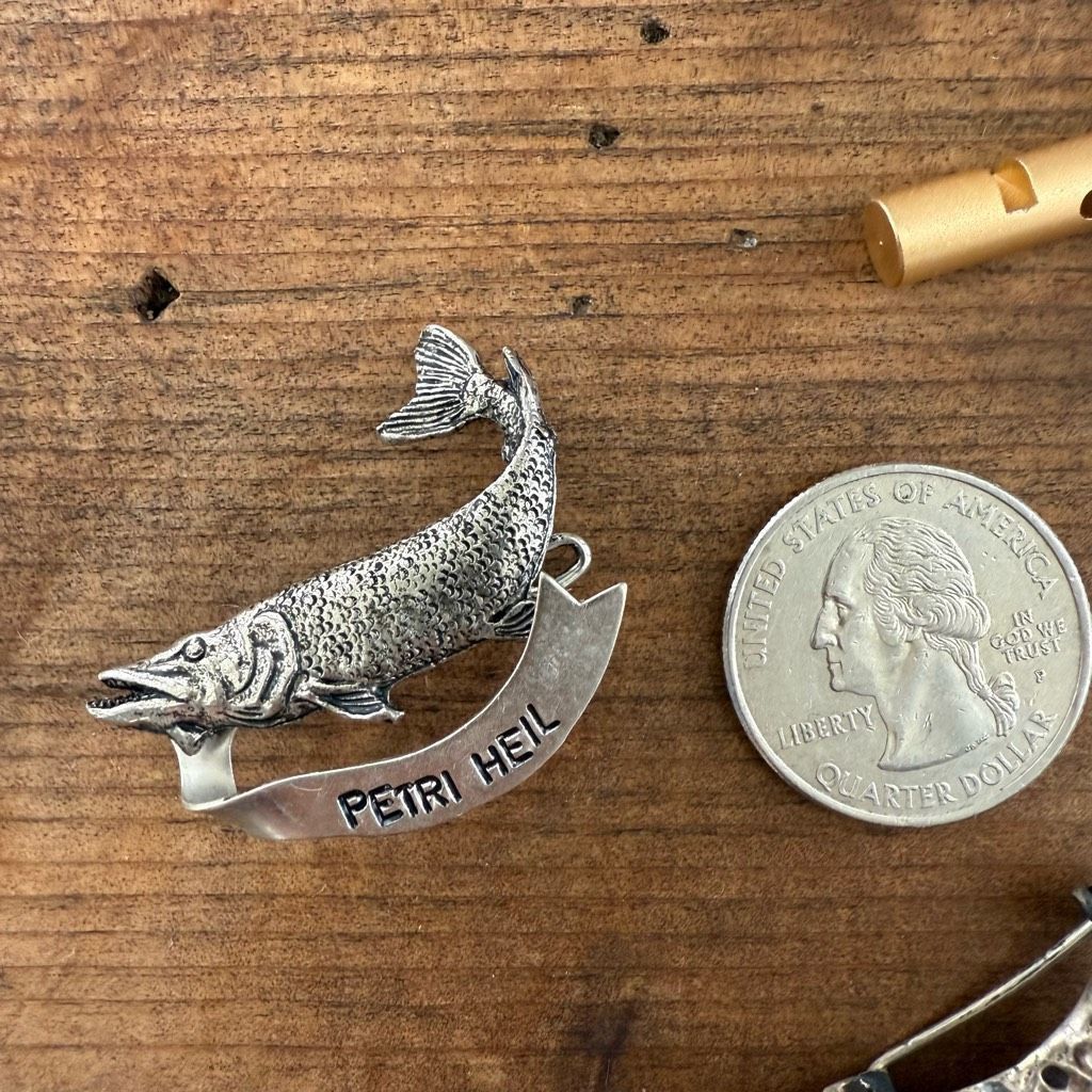 Vintage 3 Vintage Pewter Hat or Blazer Pins Size ONE SIZE - 2 Thumbnail