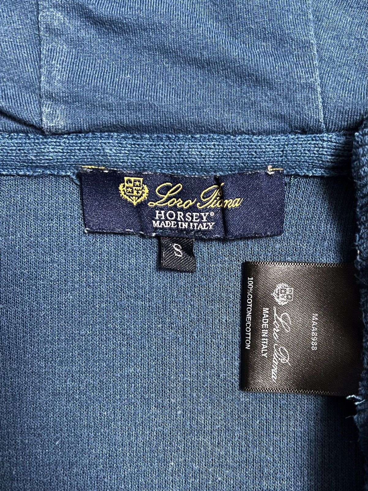 Loro Piana LORO PIANA Sweatsuit Track Cotton Hoodie/Pants Set LP Logo Size US S / EU 44-46 / 1 - 16 Thumbnail