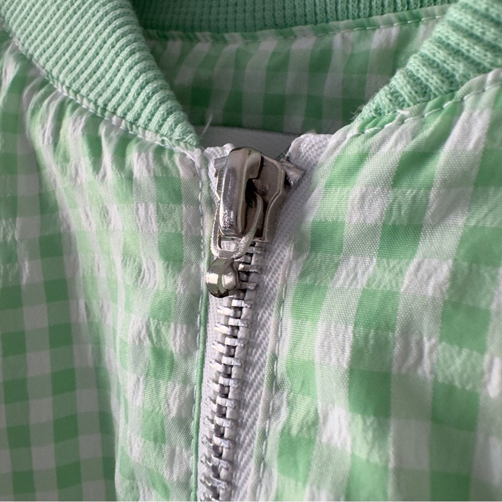Vintage Vintage 80s Lavon Gingham Full Zip Jacket Shoulder Pads L Size L / US 10 / IT 46 - 8 Thumbnail