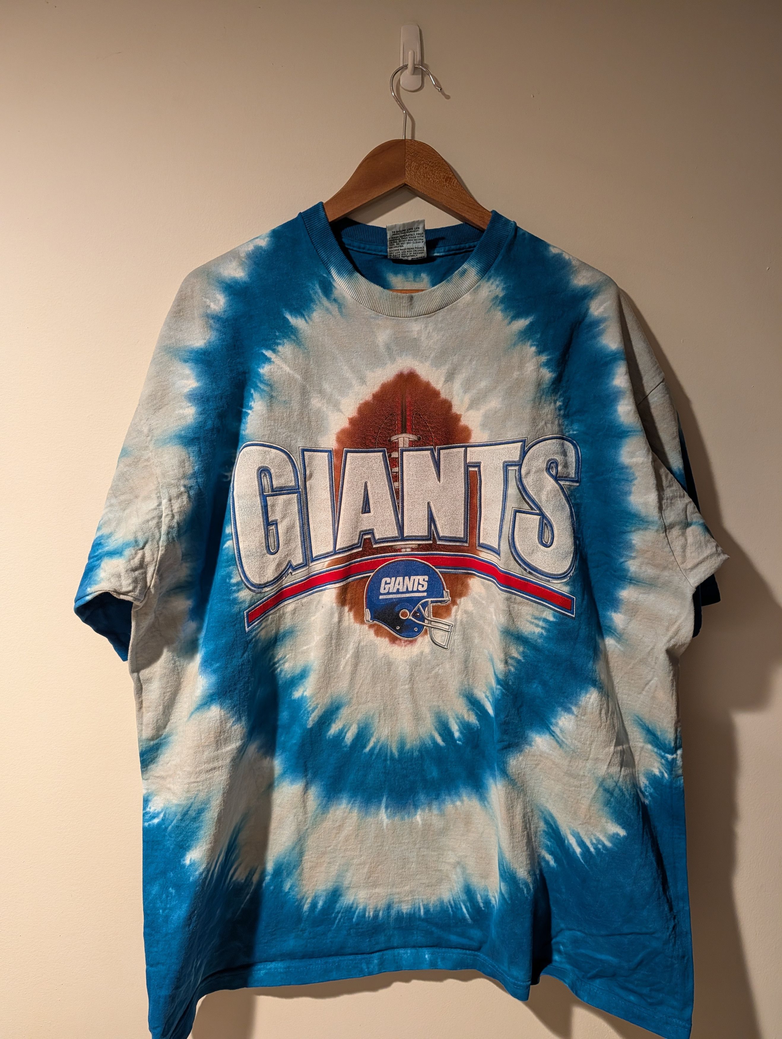 Liquid Blue Vintage 90s New York Giants NFL Football Liquid Blue T-Shirt Size US XXL / EU 58 / 5 - 1 Thumbnail