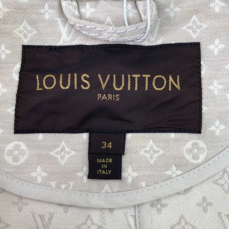Louis Vuitton Louis Vuitton Brown logo presbyopic full print cotton lape Size XXS / US 00 / IT 34 - 6 Thumbnail