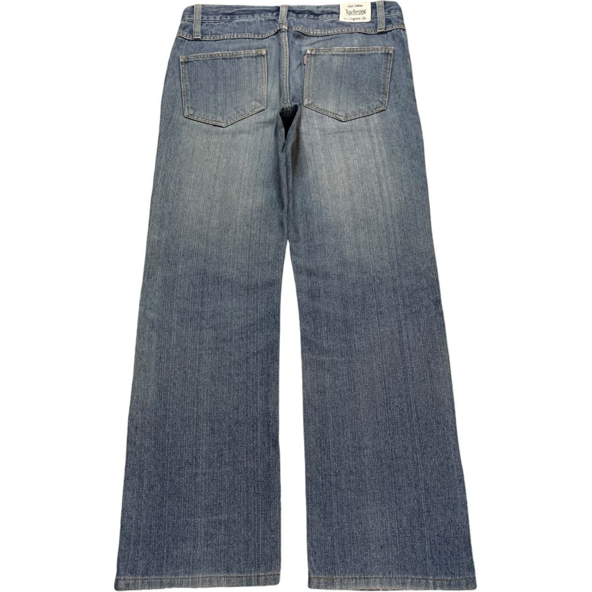 JACKROSE × Japanese Brand Vintage Japanese Jack Rose Blue Wash Distressed Loose Jeans Size 32" / US 10 / IT 46 - 2 Thumbnail