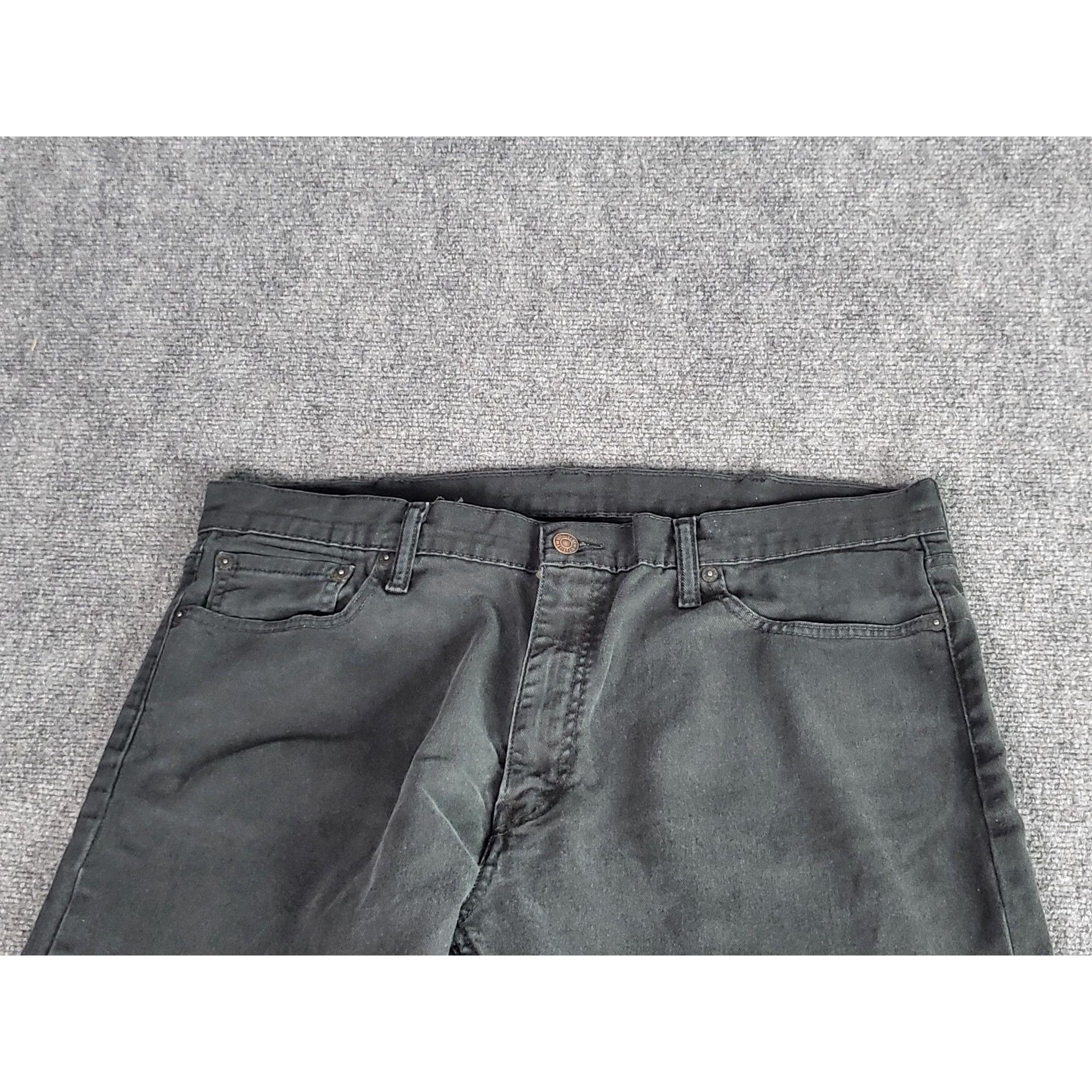 Levi's Levi's 513 Charcoal Black Jeans Men Sz 38X30 Straight Leg Pu Size US 38 / EU 54 - 5 Thumbnail