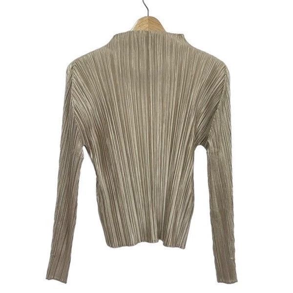 Issey Miyake Issey Miyake size:4 Champagne-colored long sleeves Size XS / US 0-2 / IT 36-38 - 2 Thumbnail