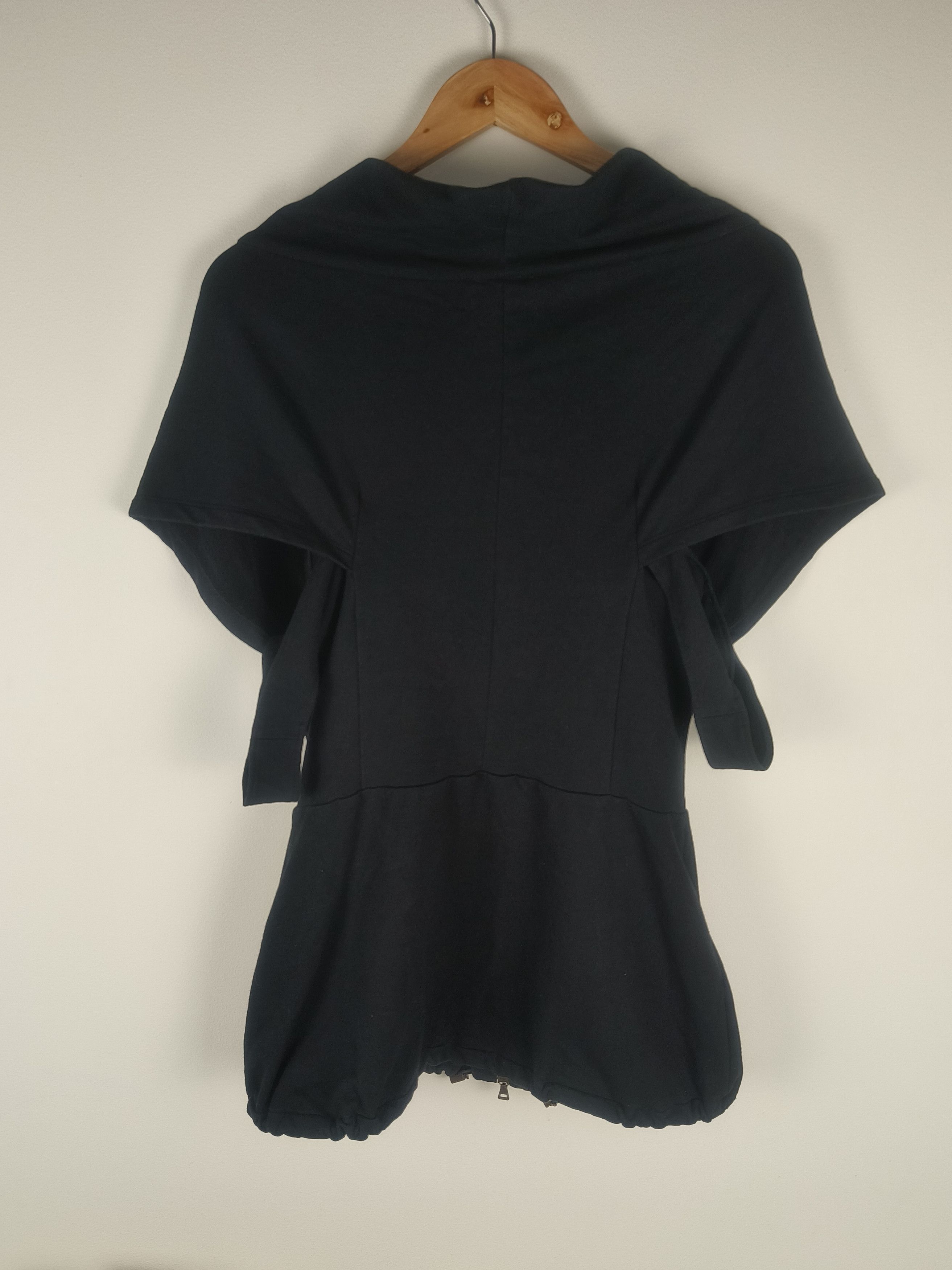 Prada Prada Black S/S 2000s Zip Mini Designer Casual Sporty Dress Size M / US 6-8 / IT 42-44 - 5 Thumbnail