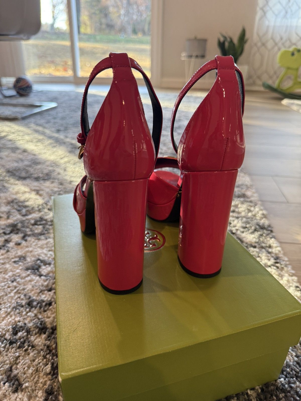 Versace Versace Medusa Pink Patent Leather Platform Heels – New Size US 7 / IT 37 - 4 Thumbnail