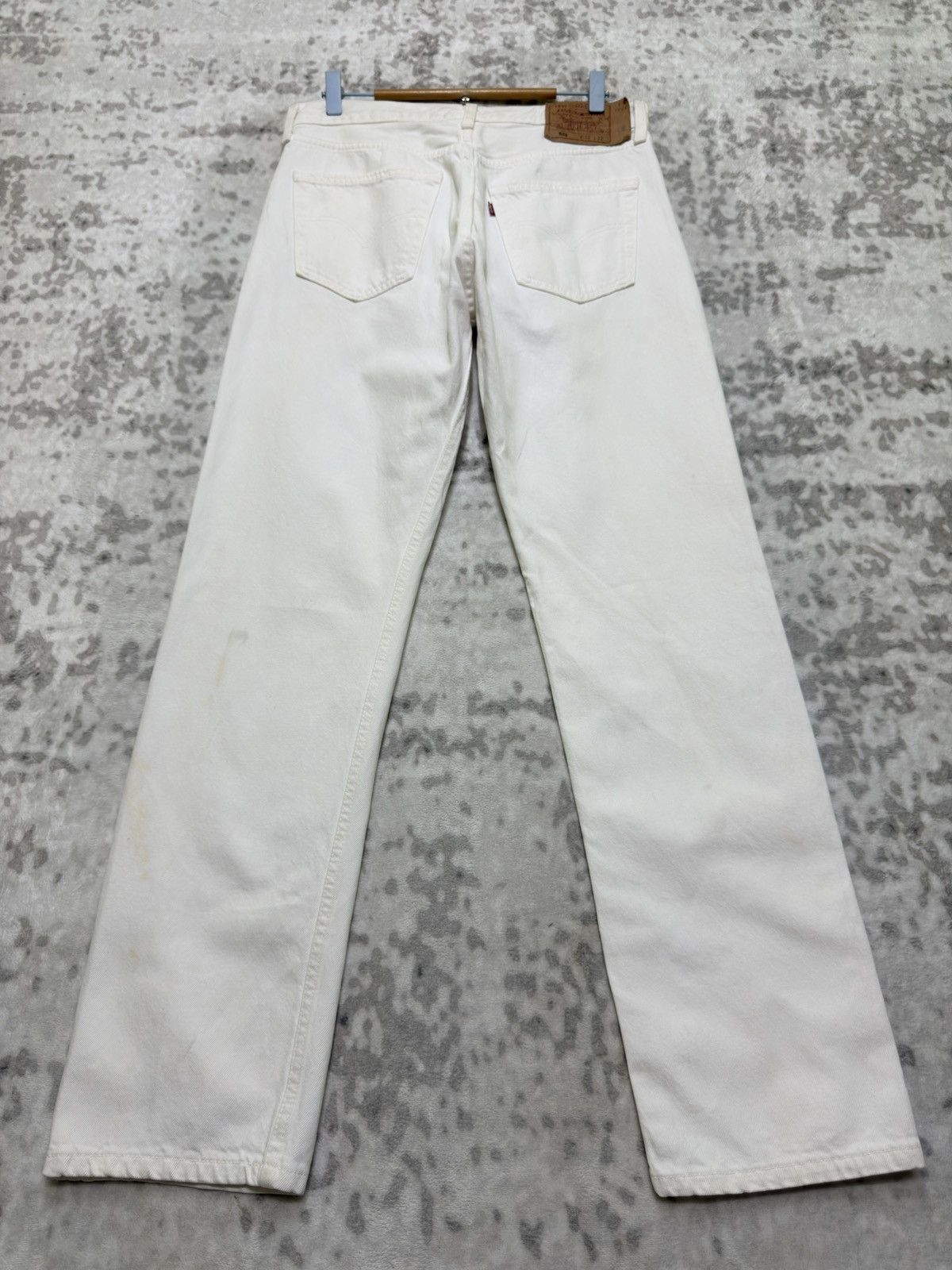 Levi's Levi’s 501 Original White Straight Leg Button Fly Denim Size US 31 - 2 Thumbnail