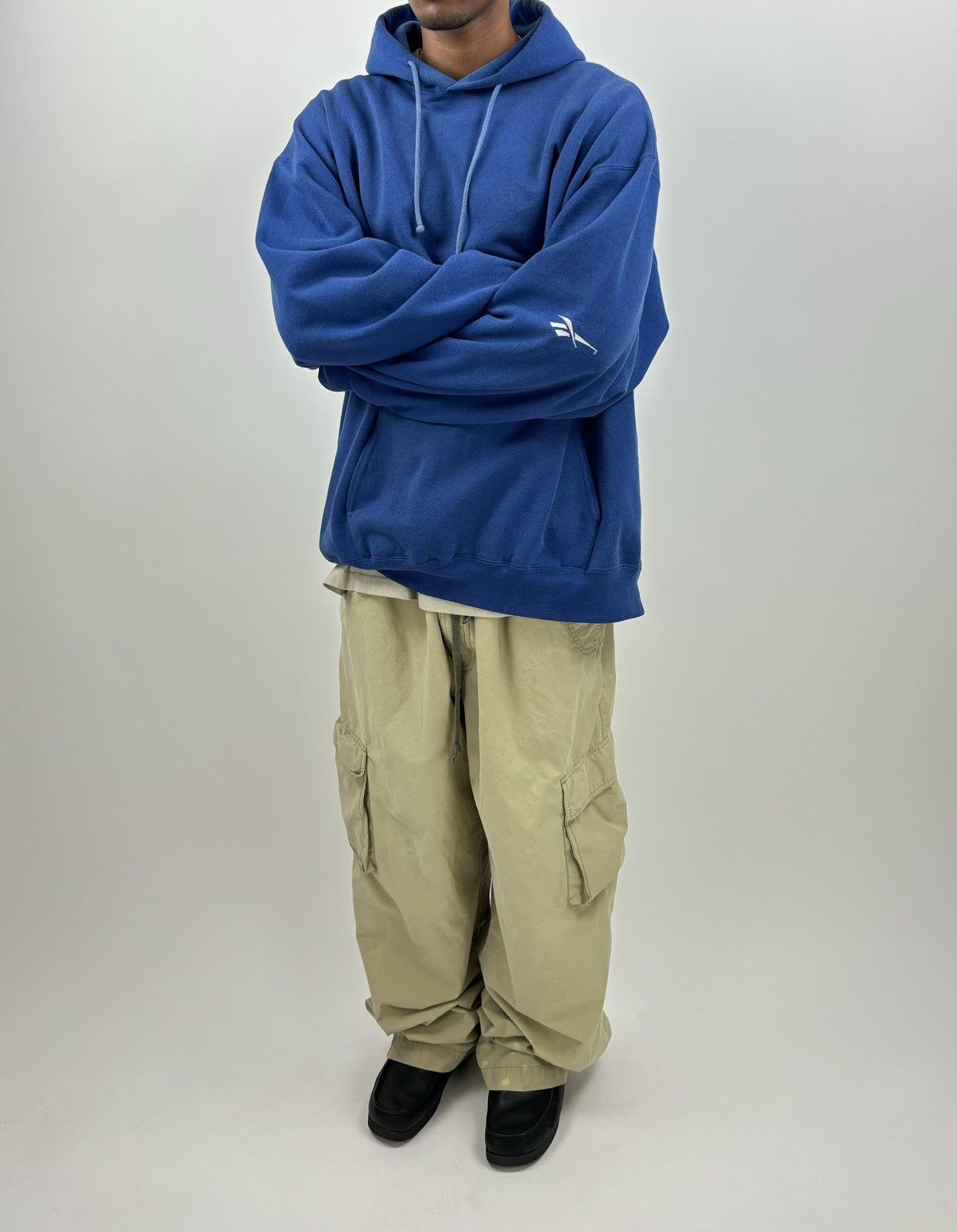 Reebok vintage 90s REEBOK Heavyweight Logo Hoodie sweatshirt Size US XXL / EU 58 / 5 - 6 Thumbnail