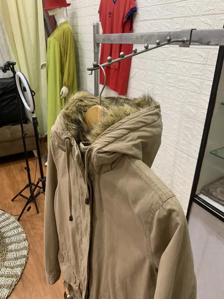 Gap GAP fur hoodie military anorak khaki jacket LGB style Size US M / EU 48-50 / 2 - 6 Thumbnail