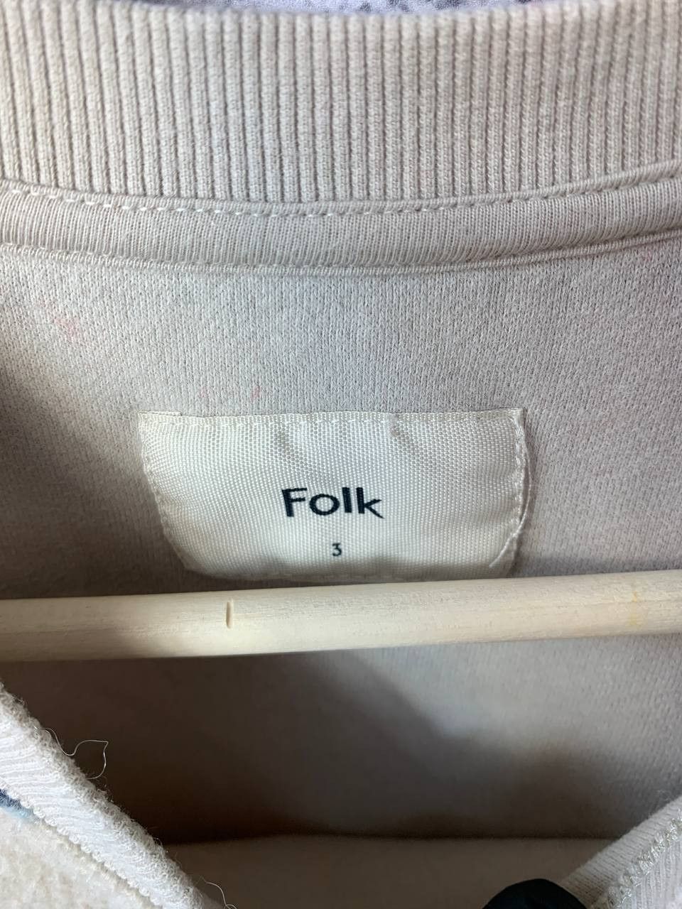 Folk Folk Striped Sweater Crew Neck Pullover Jumper LS Sweatshirt Size US L / EU 52-54 / 3 - 6 Thumbnail