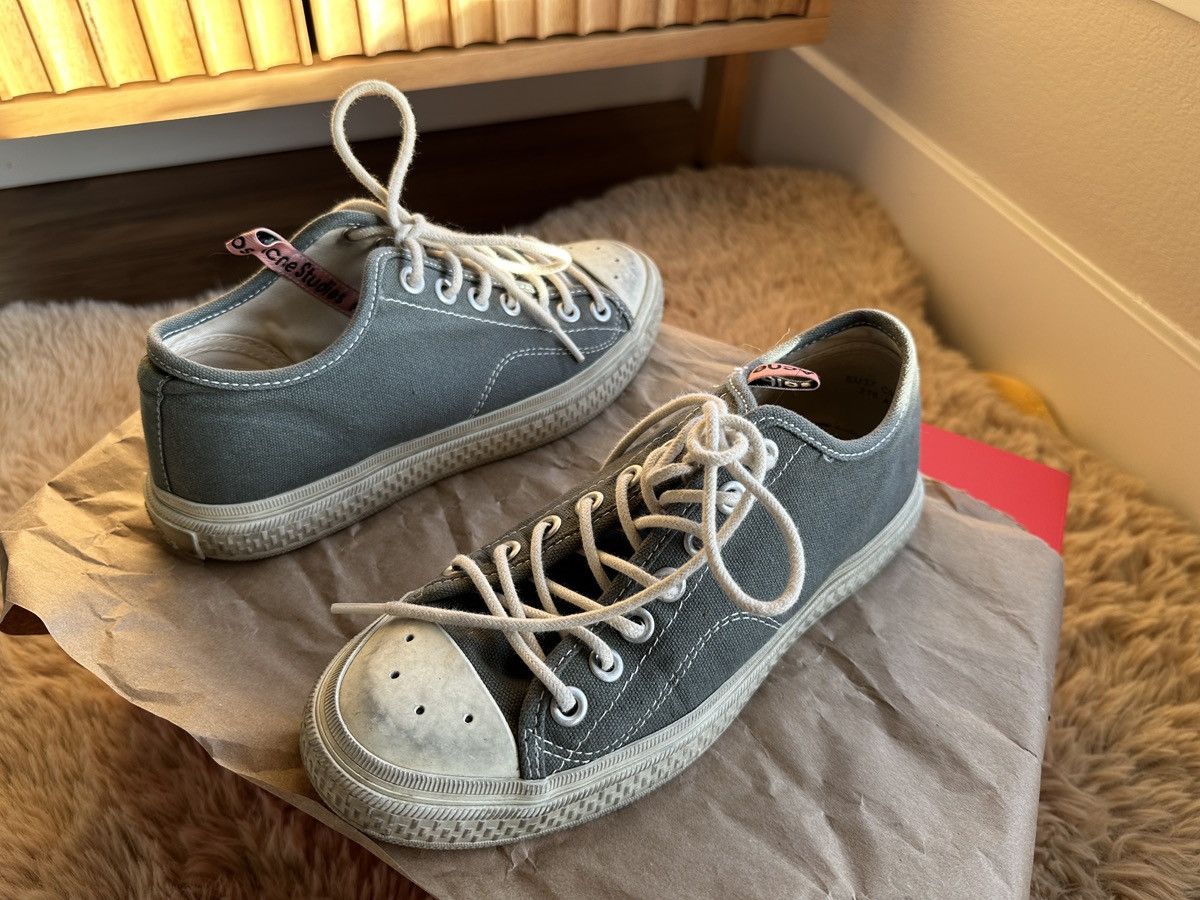 Acne Studios Acne Studios Distressed Ballow Sneakers Size US 7 / IT 37 - 3 Thumbnail