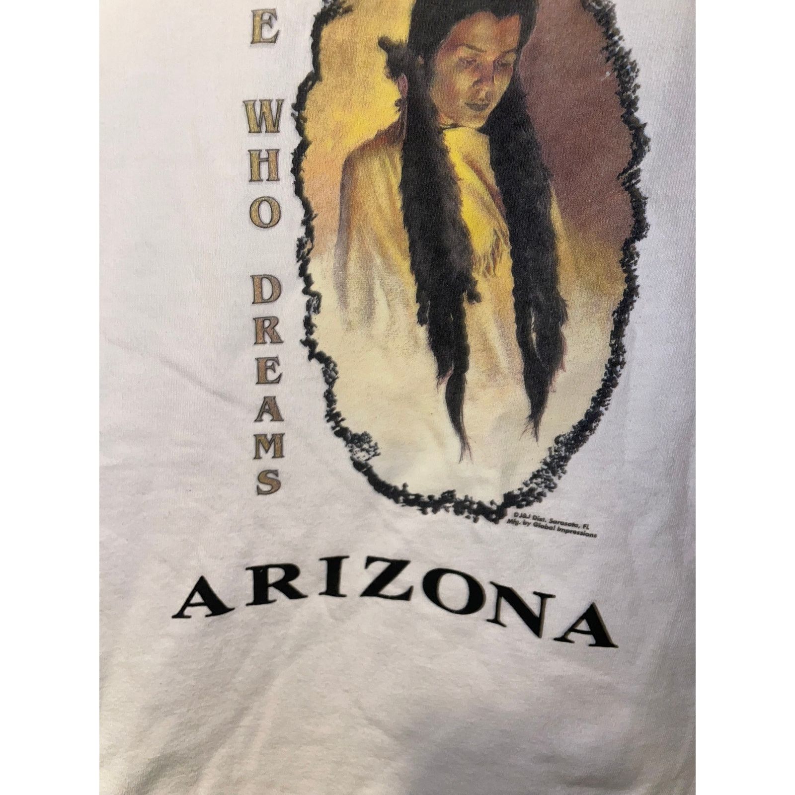 Vintage Vintage Native American Shirt She Who Dreams Arizona Art Tee Size US L / EU 52-54 / 3 - 4 Thumbnail