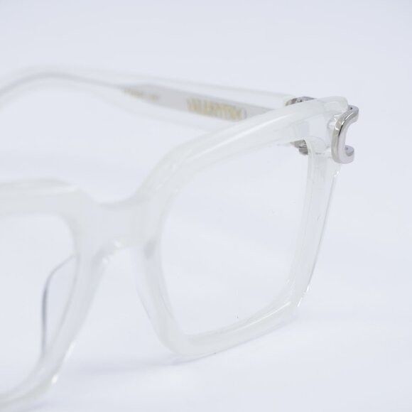 Valentino Valentino V-SIDE VLX-131D Eyeglasses Ivory 51mm Square Size ONE SIZE - 5 Thumbnail