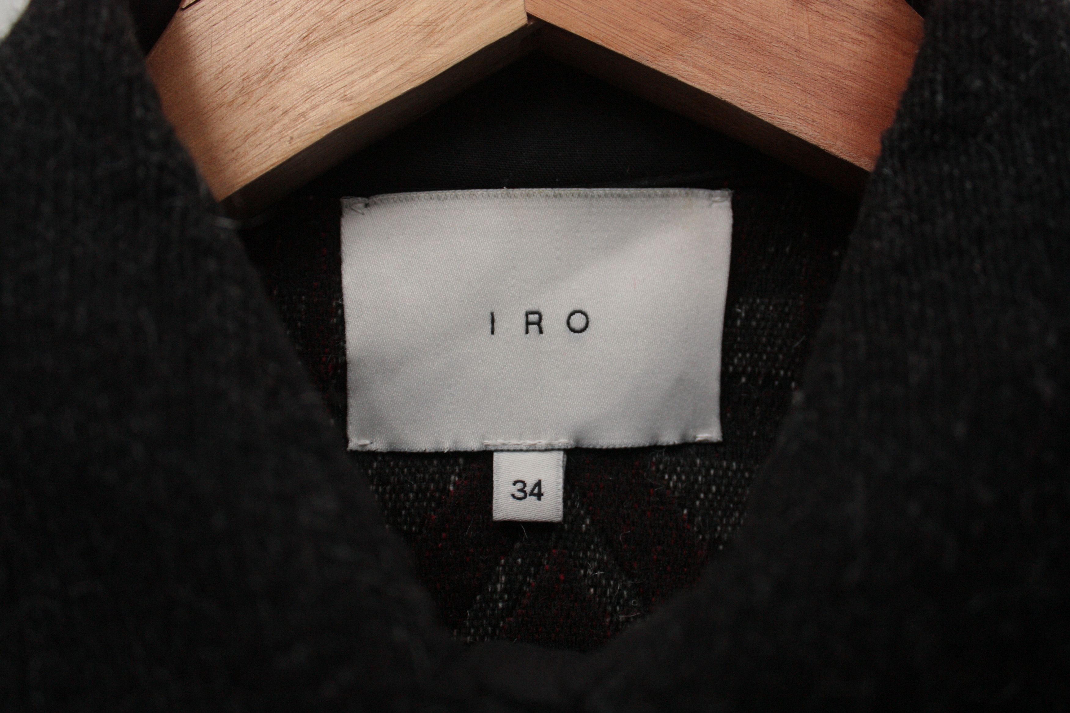 Iro Iro Paris Alney 15W Wool Coat Women's 34 Size XS / US 0-2 / IT 36-38 - 4 Thumbnail
