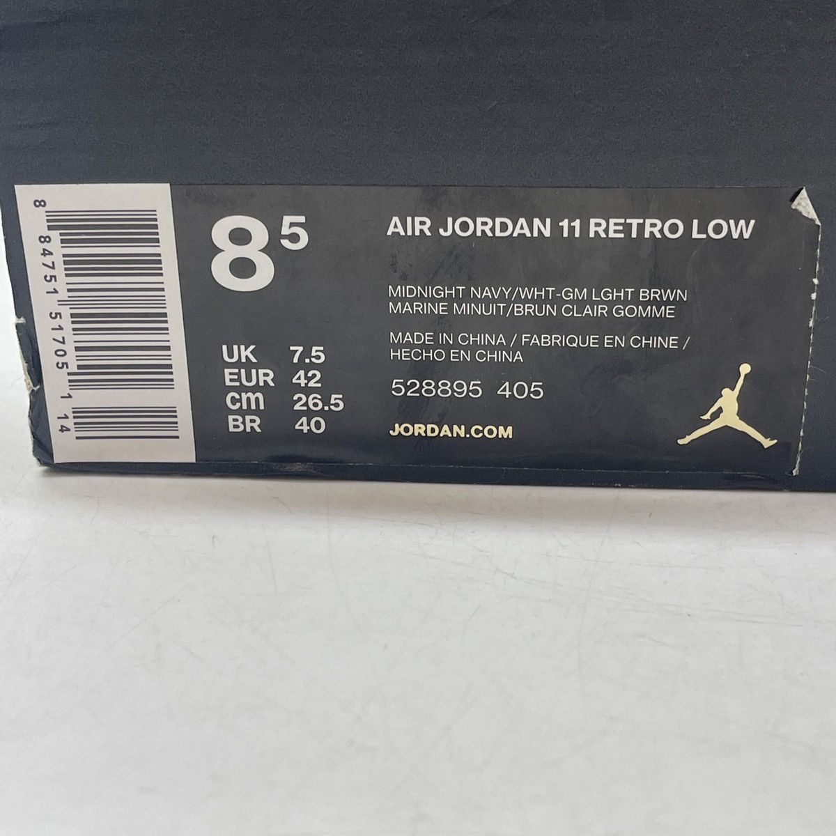 Jordan Brand Air Jordan 11 low navy gum Size US 8.5 / EU 41-42 - 9 Thumbnail