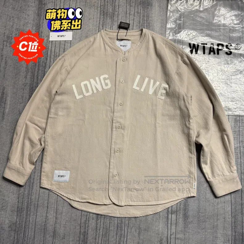 Wtaps Wtaps Flannel collarless shirt coat Size US M / EU 48-50 / 2 - 1 Thumbnail