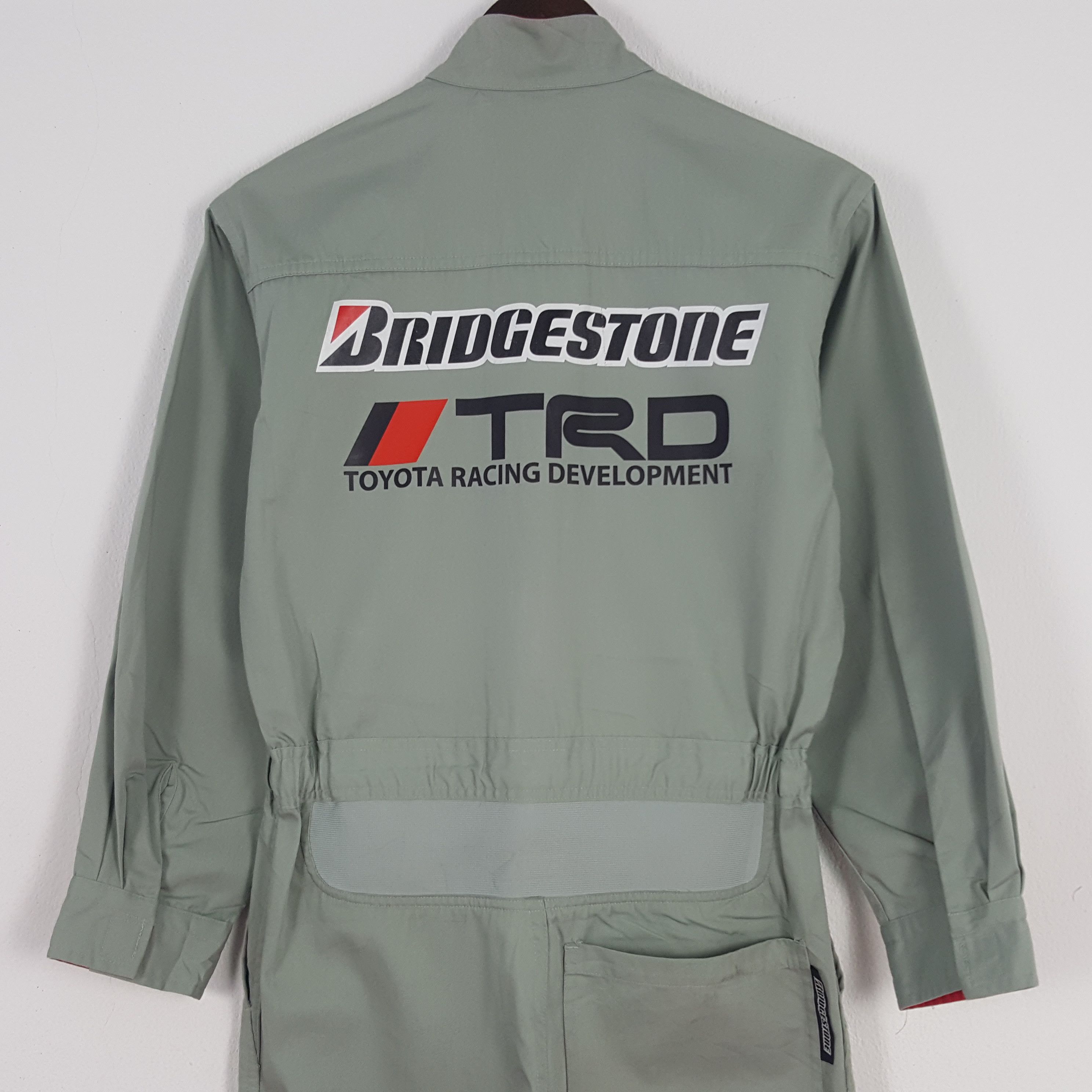 Japanese Brand × Vintage Vintage Bridgestone x Custom TRD Racing Coverall Jacket Size US S / EU 44-46 / 1 - 2 Thumbnail