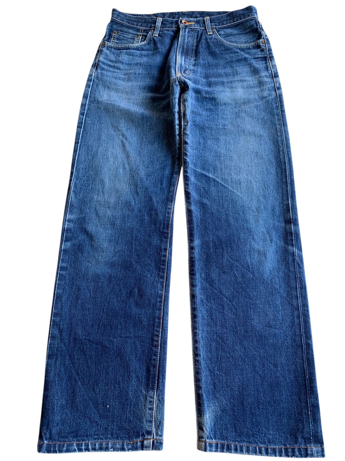 Edwin VINTAGE EDWIN 505XX SELVEDGE FADED JAPANESE DISTRESSED DENIM Size US 30 / EU 46 - 3 Thumbnail