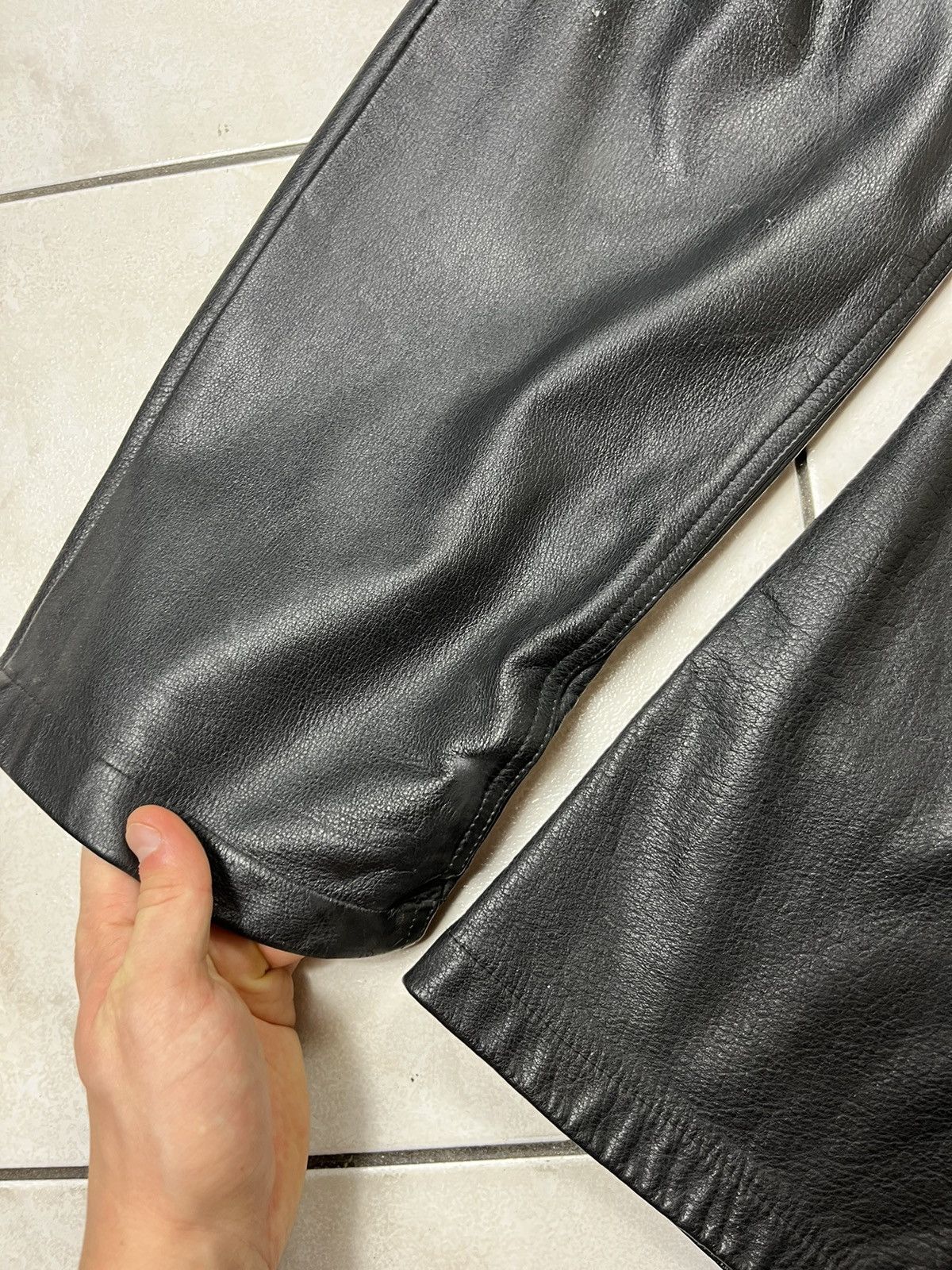 Leather × Vintage Vintage Conwell 32x32 leather classic pants trousers Size US 32 / EU 48 - 16 Thumbnail