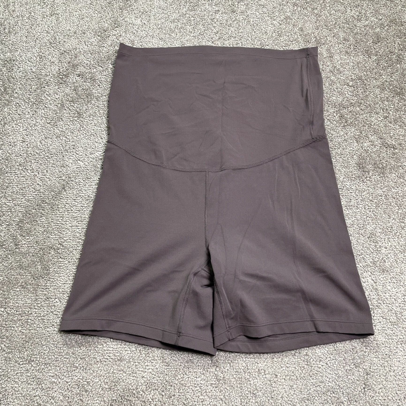 Vintage VINTAGE CRZ YOGA Active Compression Booty Shorts Women Large Gray High Ris Running 30x6 Size 36" / US 14 / IT 50 - 2 Thumbnail