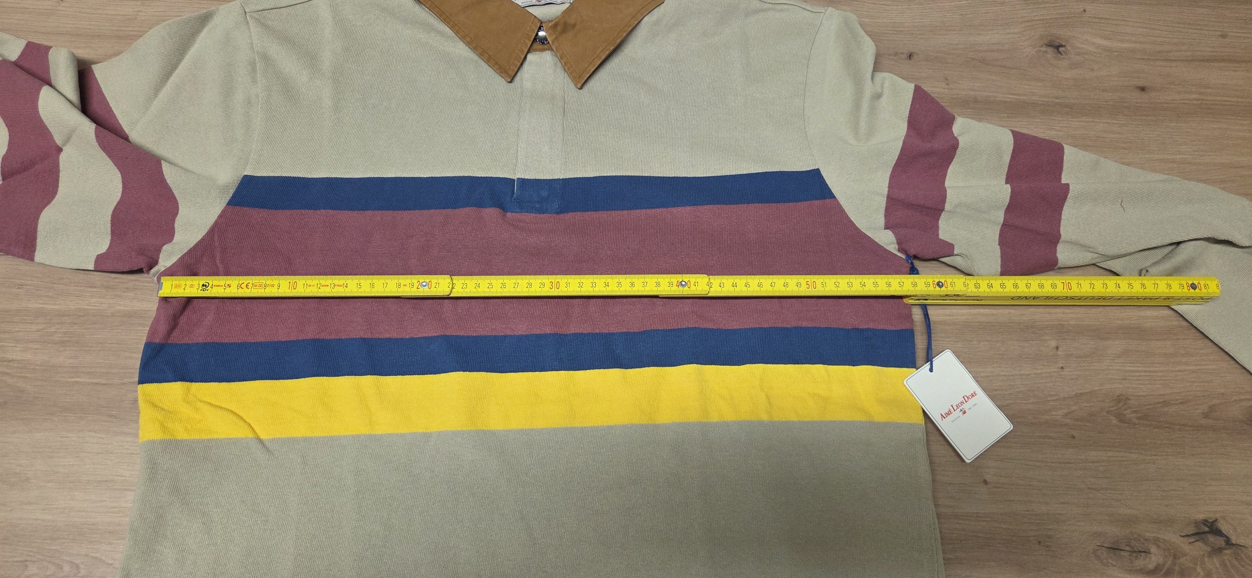 Aime Leon Dore Long-sleeved polo shirt Size US XL / EU 56 / 4 - 2 Thumbnail