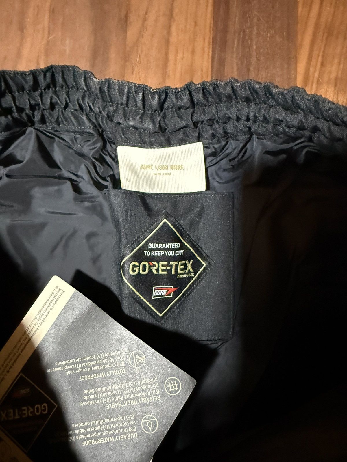 Aime Leon Dore Aime Leon Dore GORE-TEX Offshore Shell Pant Black Size 34 Size US 34 / EU 50 - 4 Thumbnail