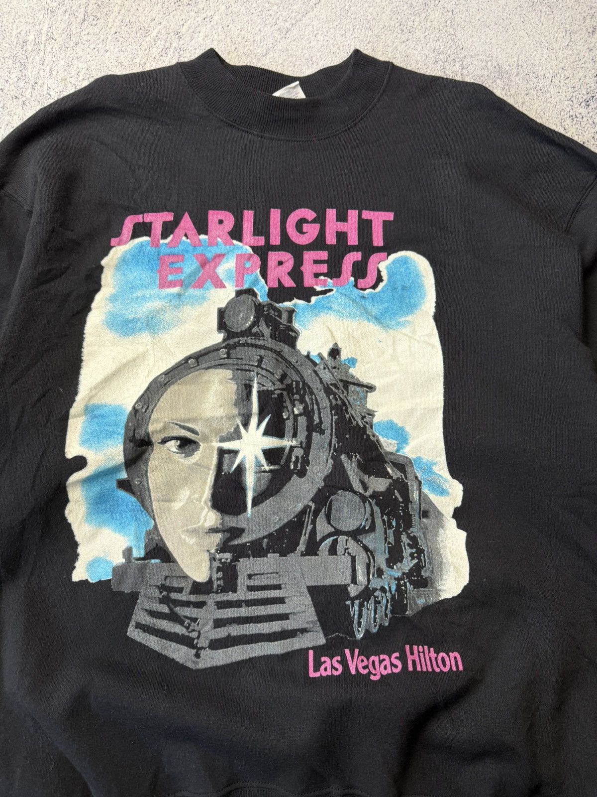 Vintage Vintage Starlight Express Las Vegas Hilton Sweatshirt – 80s Size US L / EU 52-54 / 3 - 6 Thumbnail