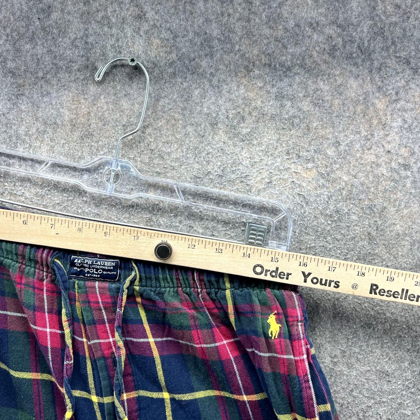 Polo Ralph Lauren Polo Ralph Lauren Pajama Pants Mens Medium Flannel Plaid Pajama Lounge Green Navy Mulitcolor vtg Size US M / EU 48-50 / 2 - 6 Thumbnail