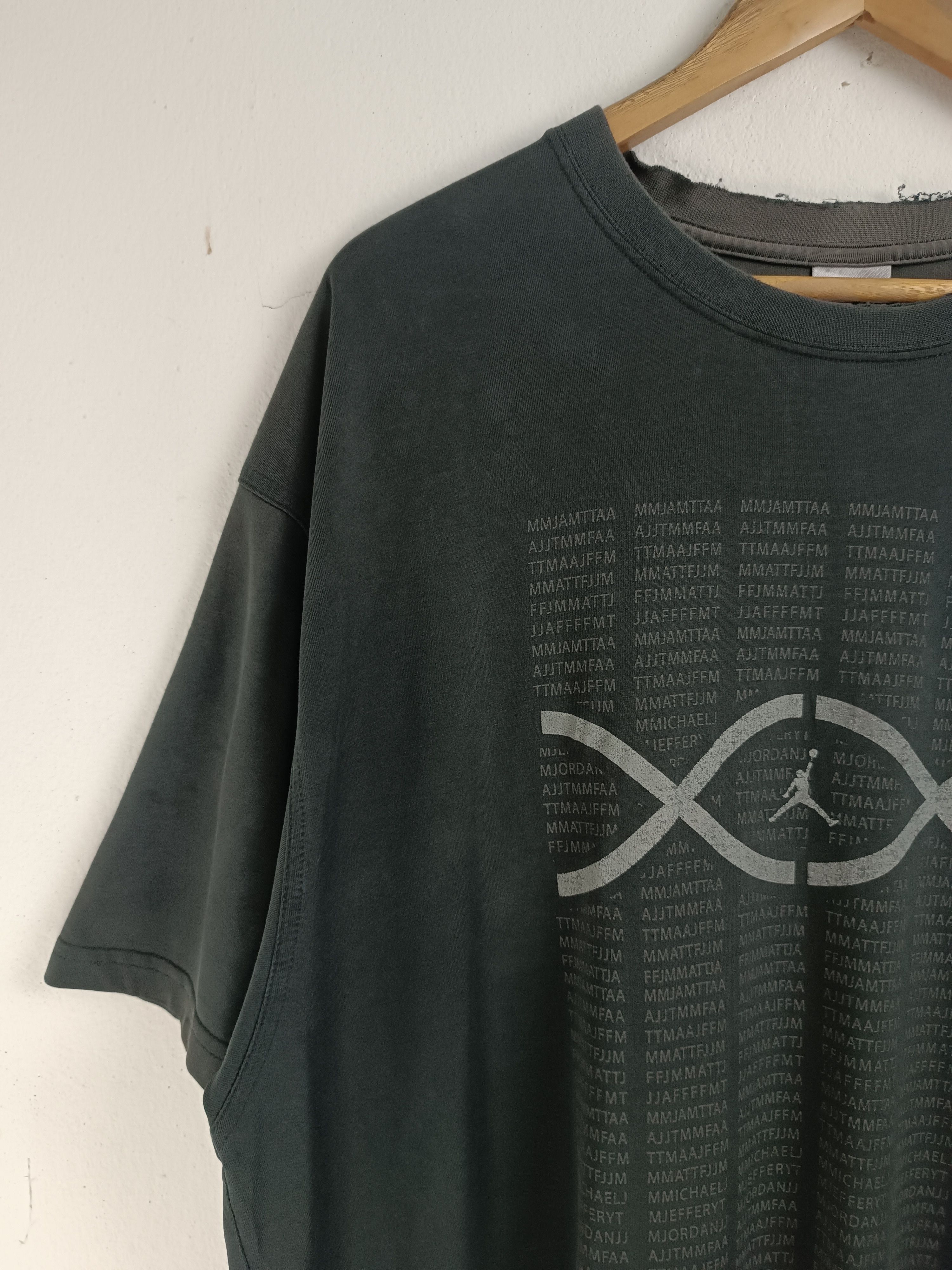 Jordan Brand THRASHED FADED VINTAGE Y2K JORDAN TEE 4G INTHEATTIC LGB Size US XL / EU 56 / 4 - 5 Thumbnail