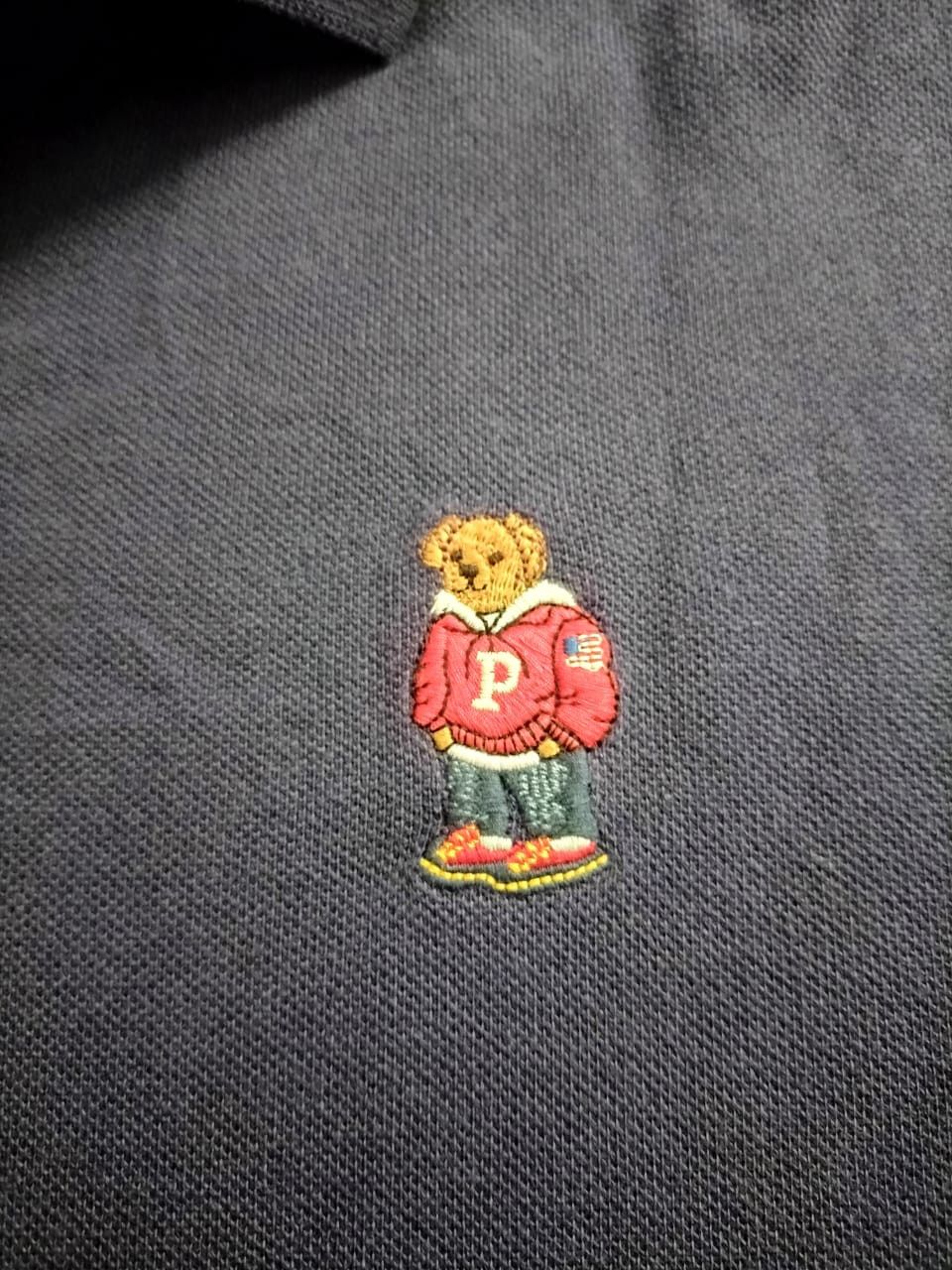Polo Ralph Lauren Polo Ralph Lauren Bear Navy Blue Shirt : L Size US L / EU 52-54 / 3 - 5 Thumbnail