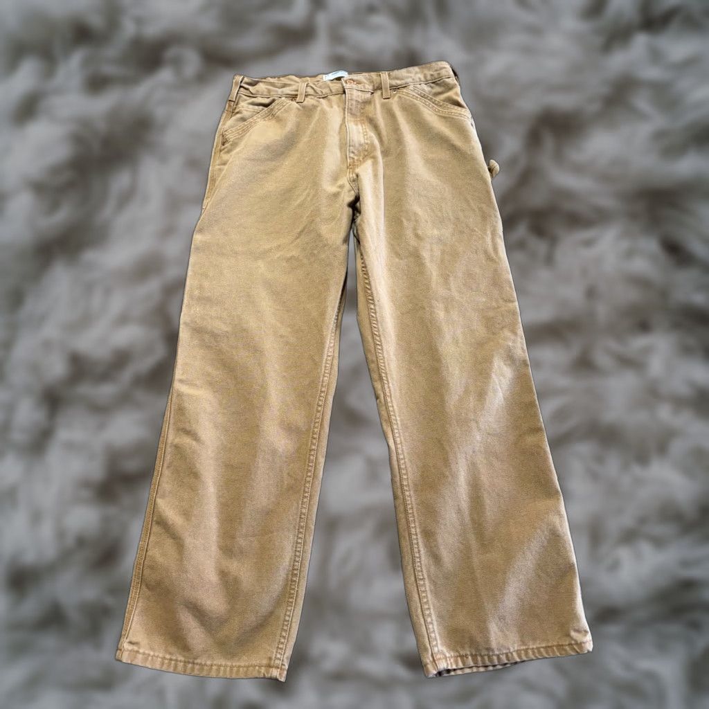 Levi's Levis Jeans Men 38X32 Denim Cotton 5-Pocket Straight Blue Regular Tan Vintage No Size US 38 / EU 54 - 1 Thumbnail