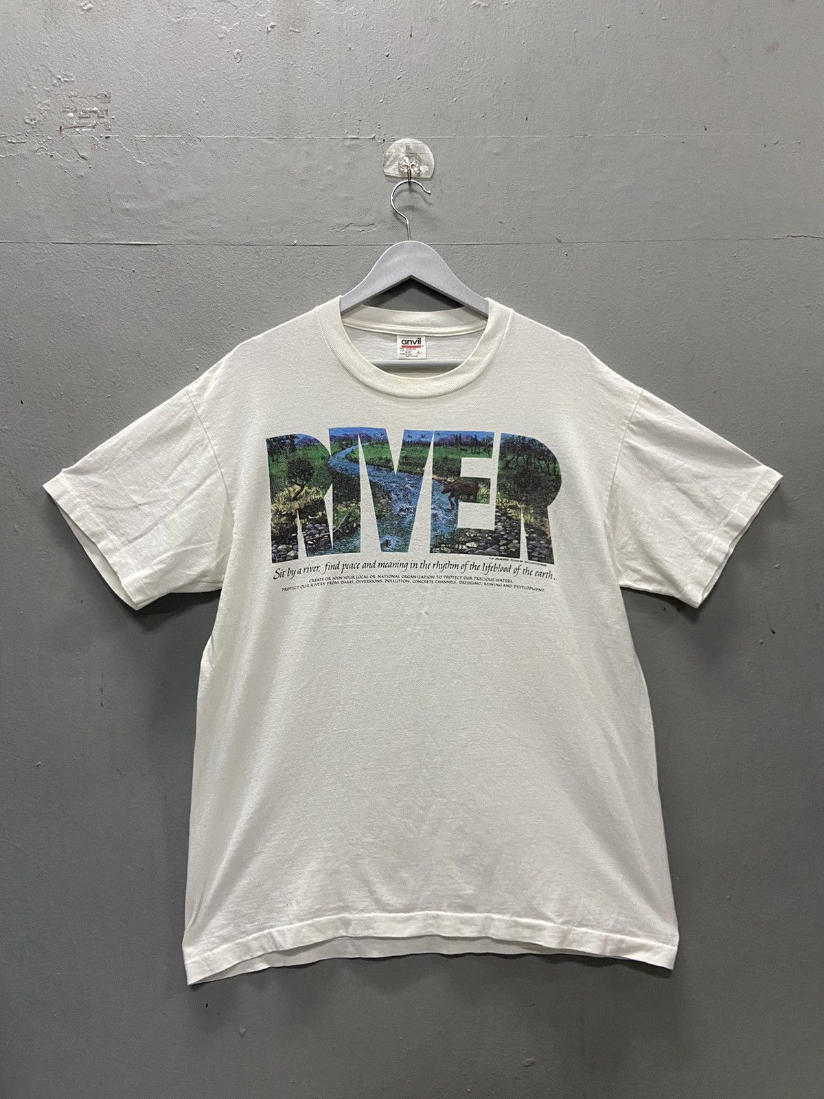 Vintage VINTAGE RIVER JIM MORRIS 91 ART SHORT SLEEVE TEE SHIRT Size US L / EU 52-54 / 3 - 1 Thumbnail