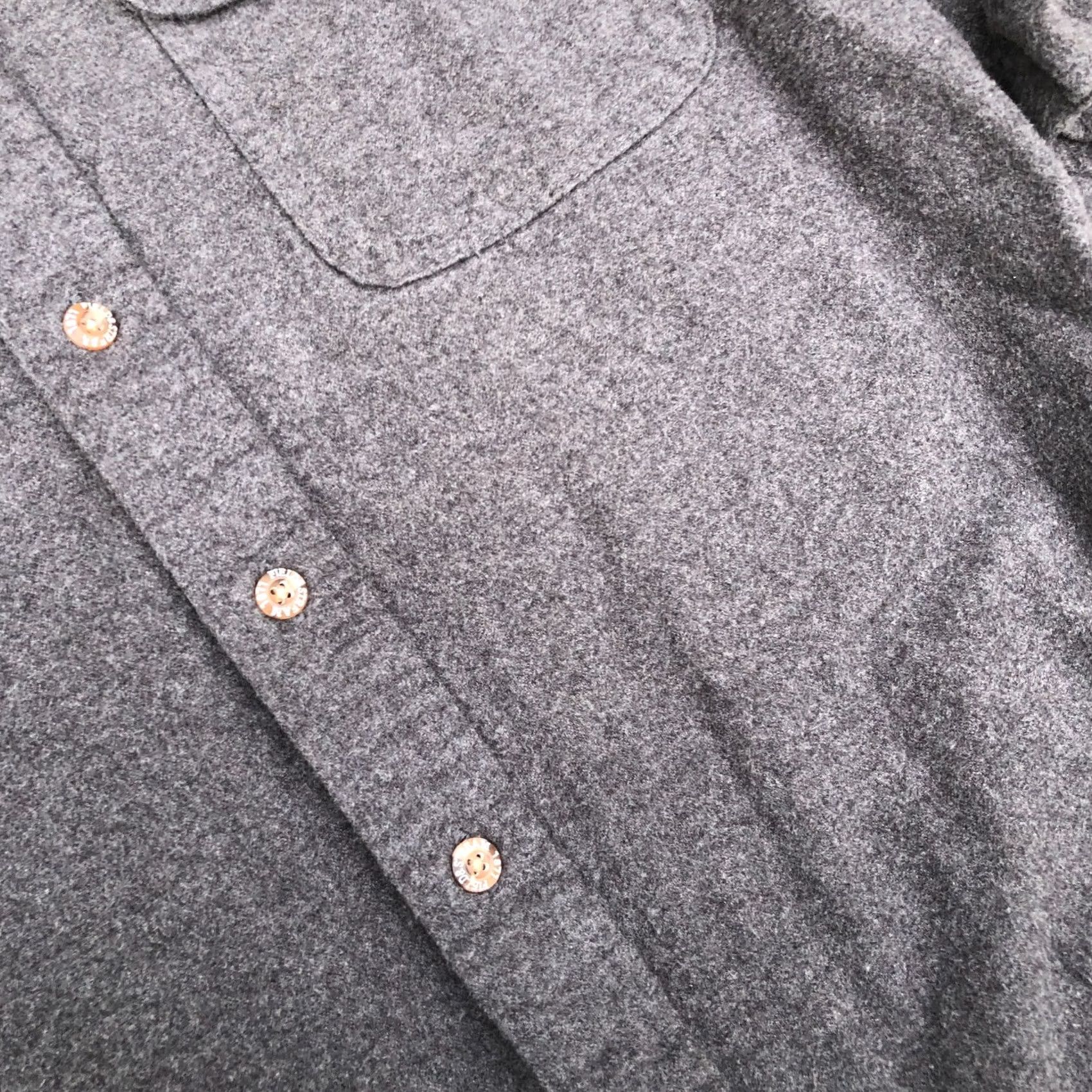 Vintage VINTAGE Field & Stream Button-Down Flannel Shirt LG Men's Grey Long Sleeve Heavy Size US L / EU 52-54 / 3 - 3 Thumbnail