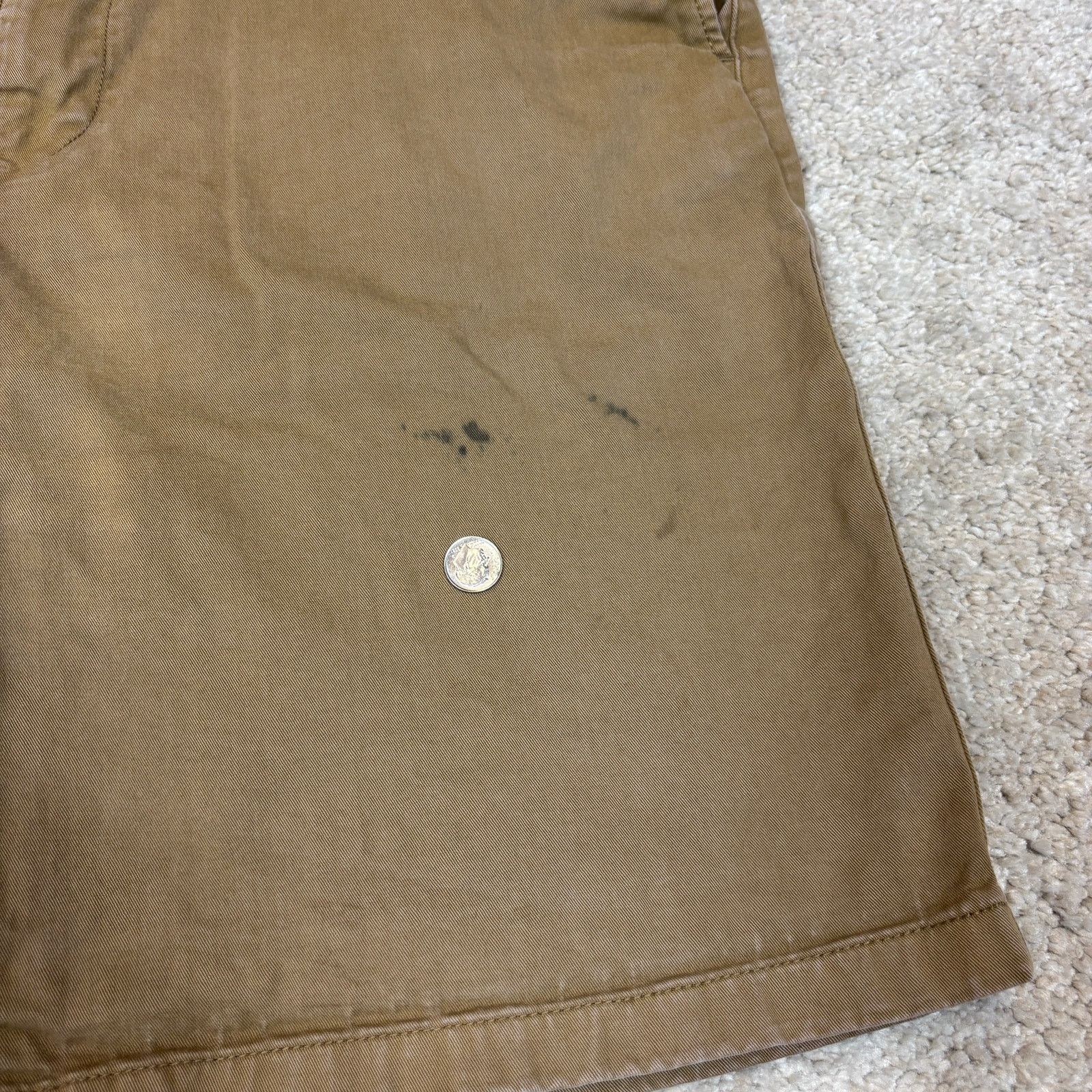 Flint And Tinder Flint and Tinder 365 Shorts Flat-Front Chino Khaki Men's 36 Size US 36 / EU 52 - 8 Thumbnail