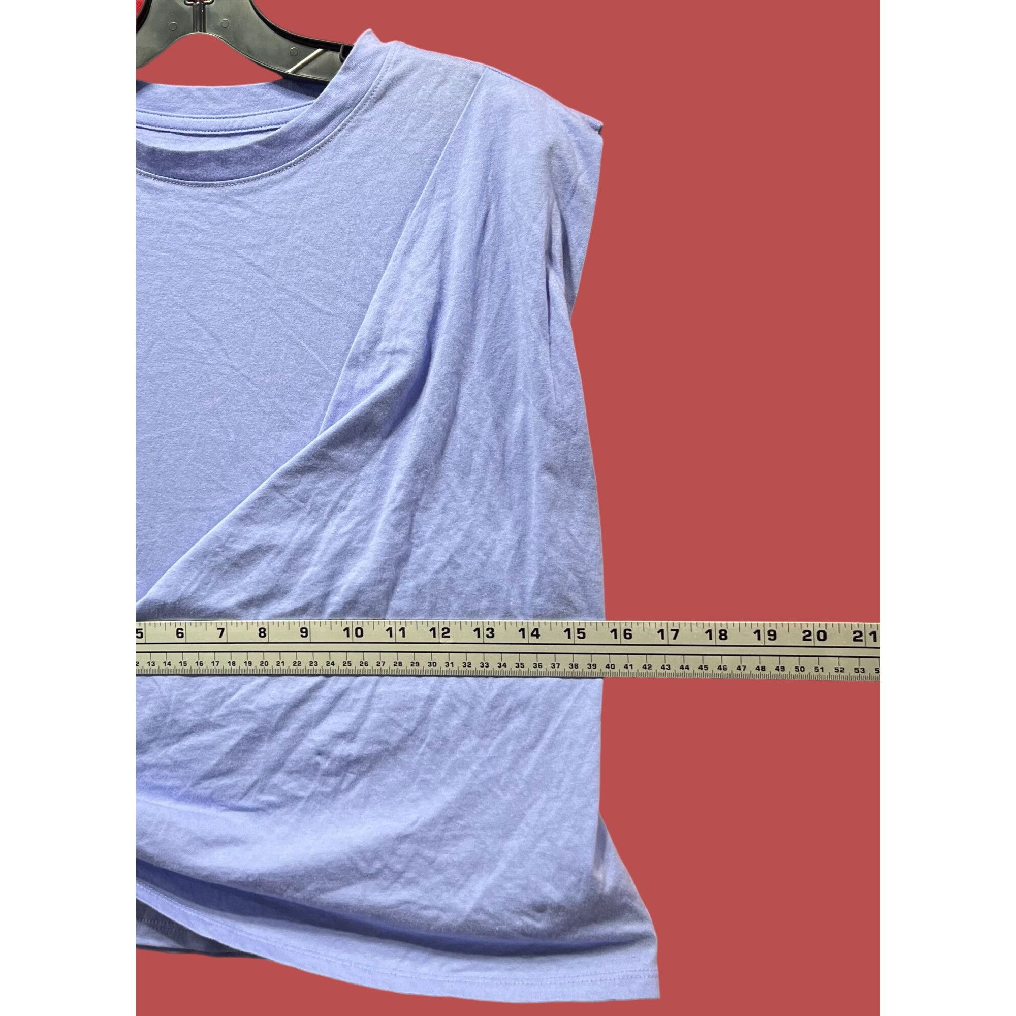 Other A New Day - Women's Slim Fit Drape T-Shirt - Purple - Small Size S / US 4 / IT 40 - 6 Thumbnail