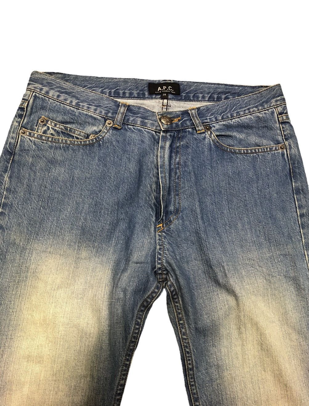 A.P.C. × Japanese Brand × Vintage A.P.C RUE DE FLEURUS PARIS JEANS UNISEX Size US 30 / EU 46 - 15 Thumbnail