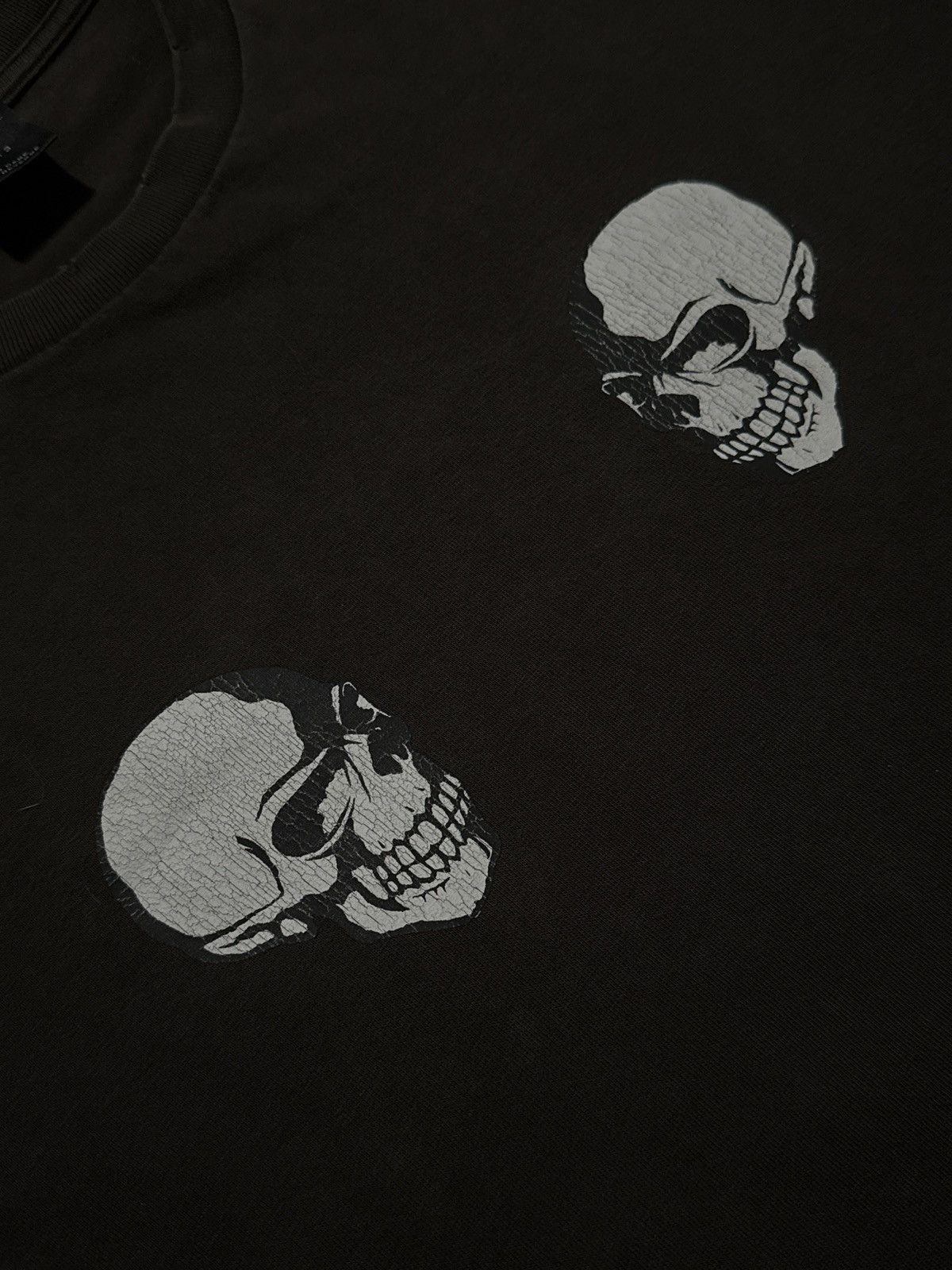 Number (N)ine SS04 - Original Double Skull T-Shirt Size US L / EU 52-54 / 3 - 3 Thumbnail
