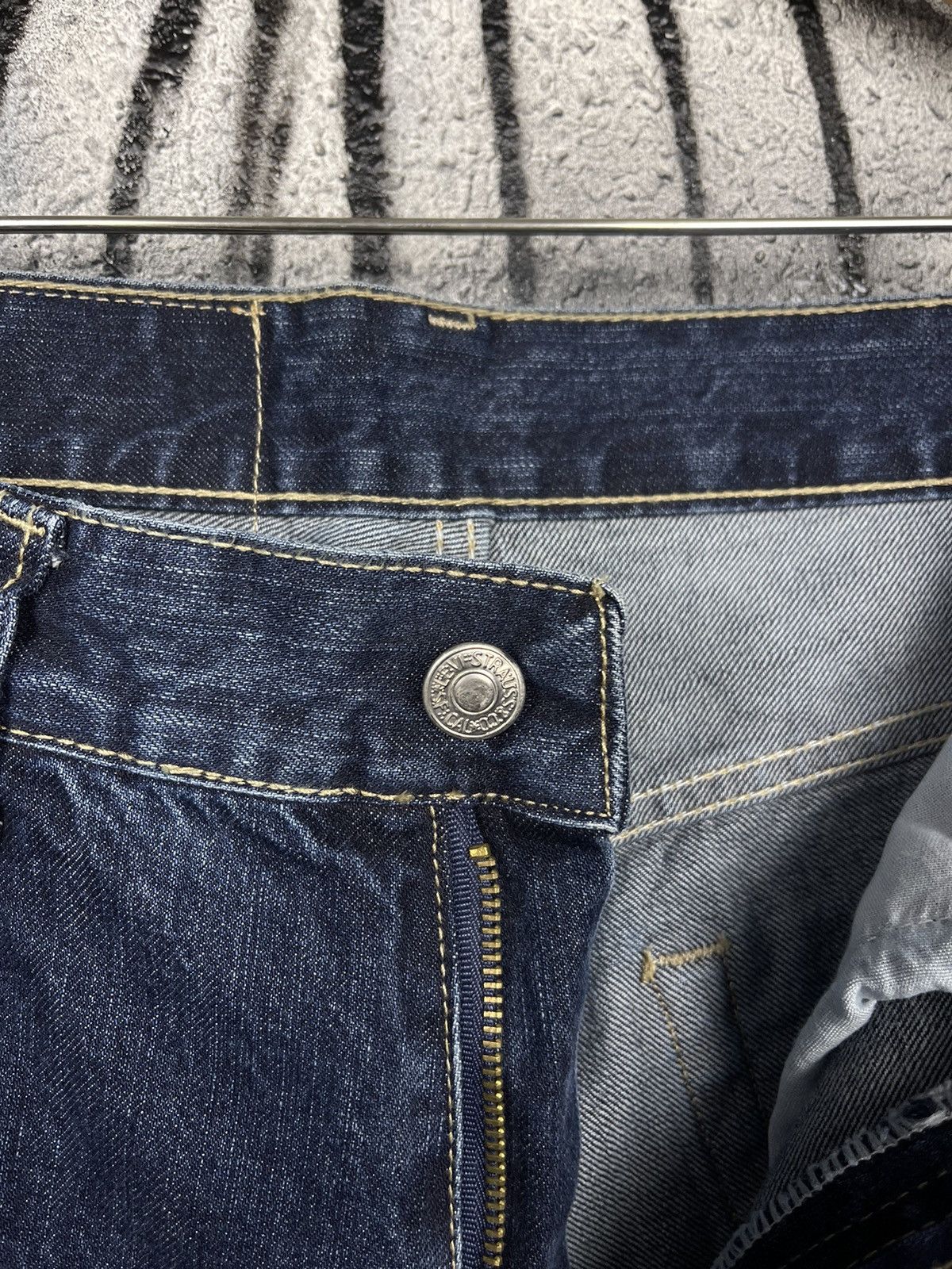 Levi's Levi’s 501 Vintage Dark Blue Denim Jeans Men’s Size W34 L32 Size US 34 / EU 50 - 9 Thumbnail