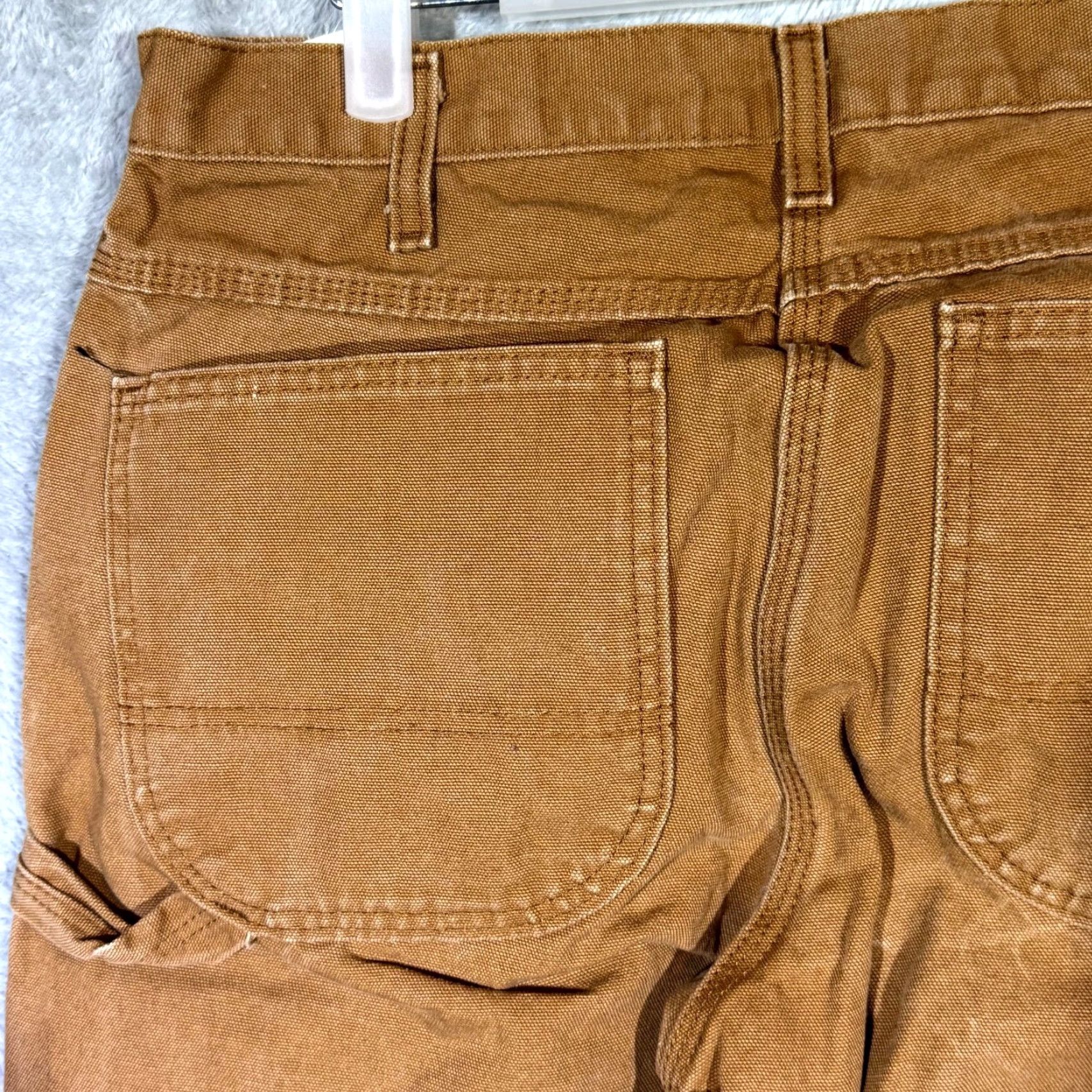 Dickies Dickies Carpenter Jeans 34 x 30 Brown Denim Mid-Rise Straight Leg Mens Jeans Size US 34 / EU 50 - 6 Thumbnail