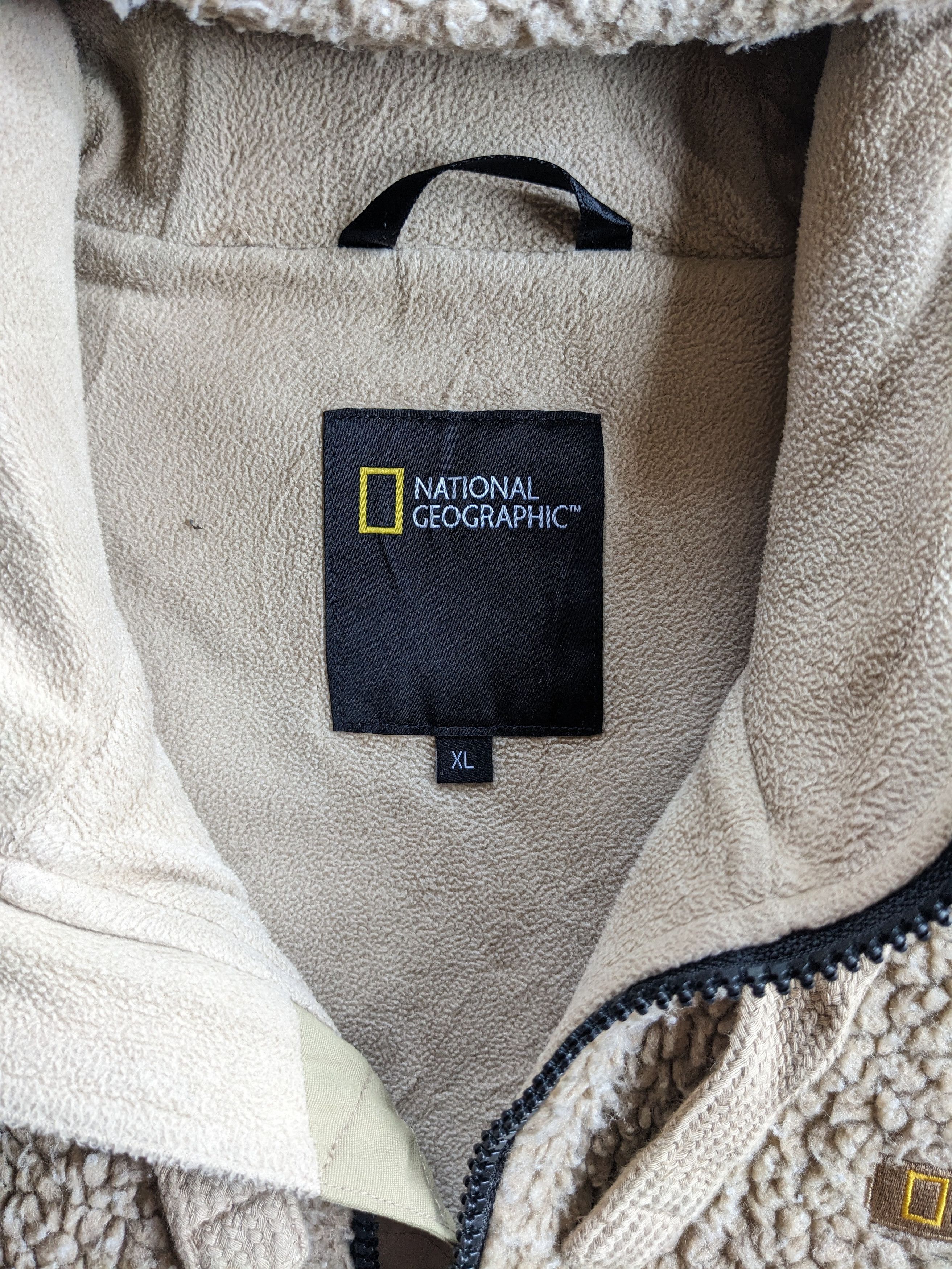 Vintage National Geographic fleece hoodie Size US XL / EU 56 / 4 - 4 Thumbnail