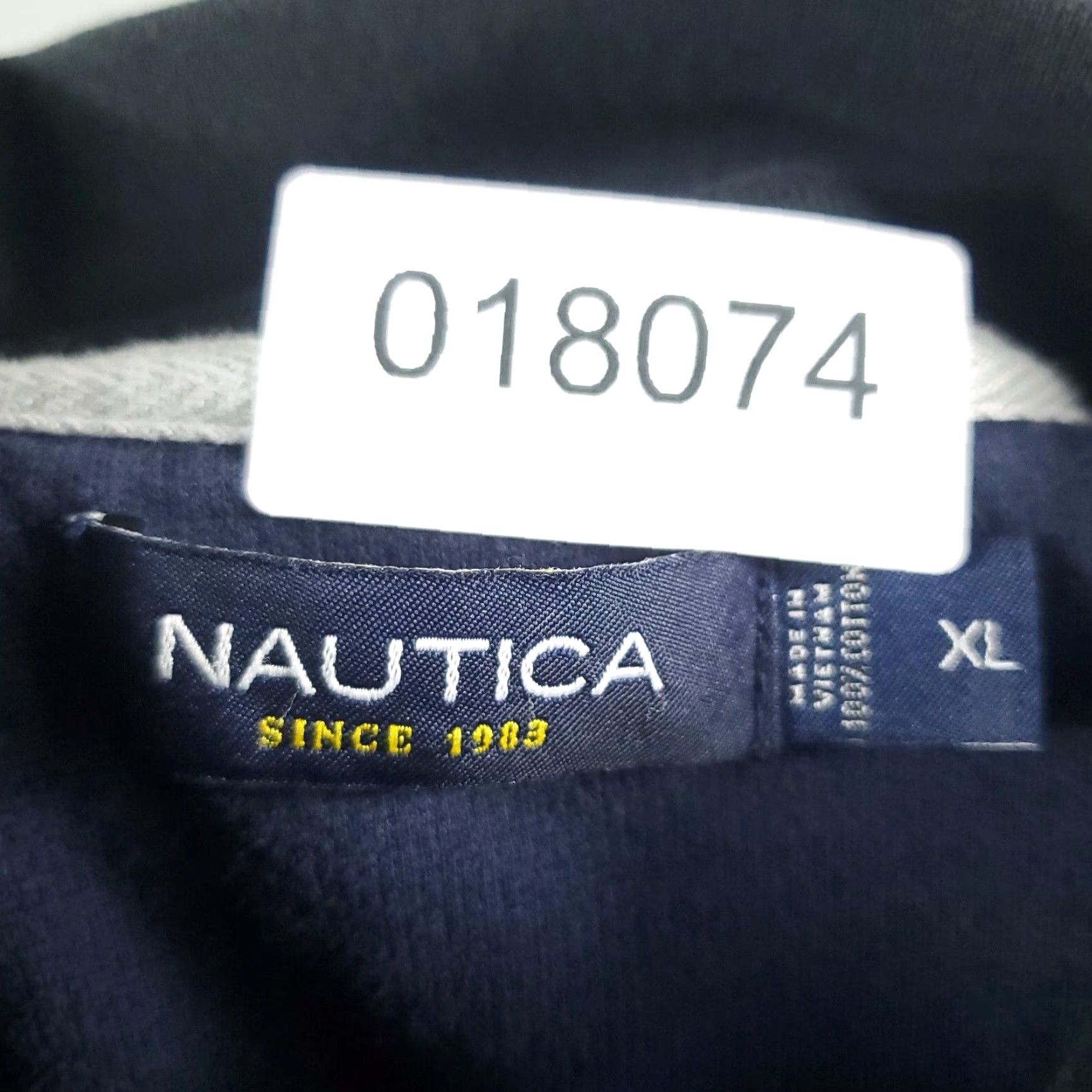 Nautica Nautica Sweater Mens XL Black Quarter Zip Up Pullover Size US XL / EU 56 / 4 - 8 Thumbnail