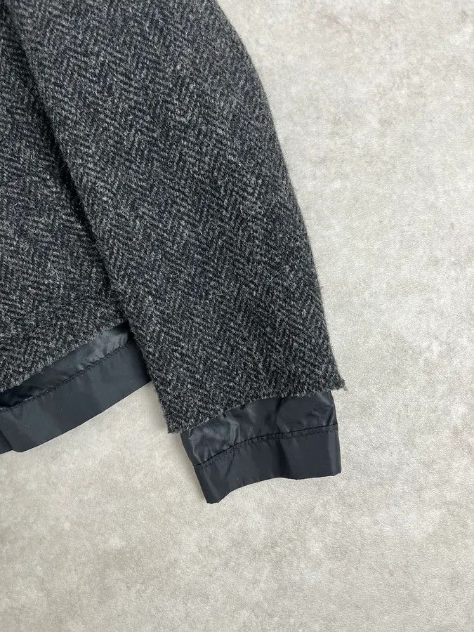 Prada 2000s Prada Grey Wool Hybrid Jacket Size S / US 4 / IT 40 - 9 Thumbnail