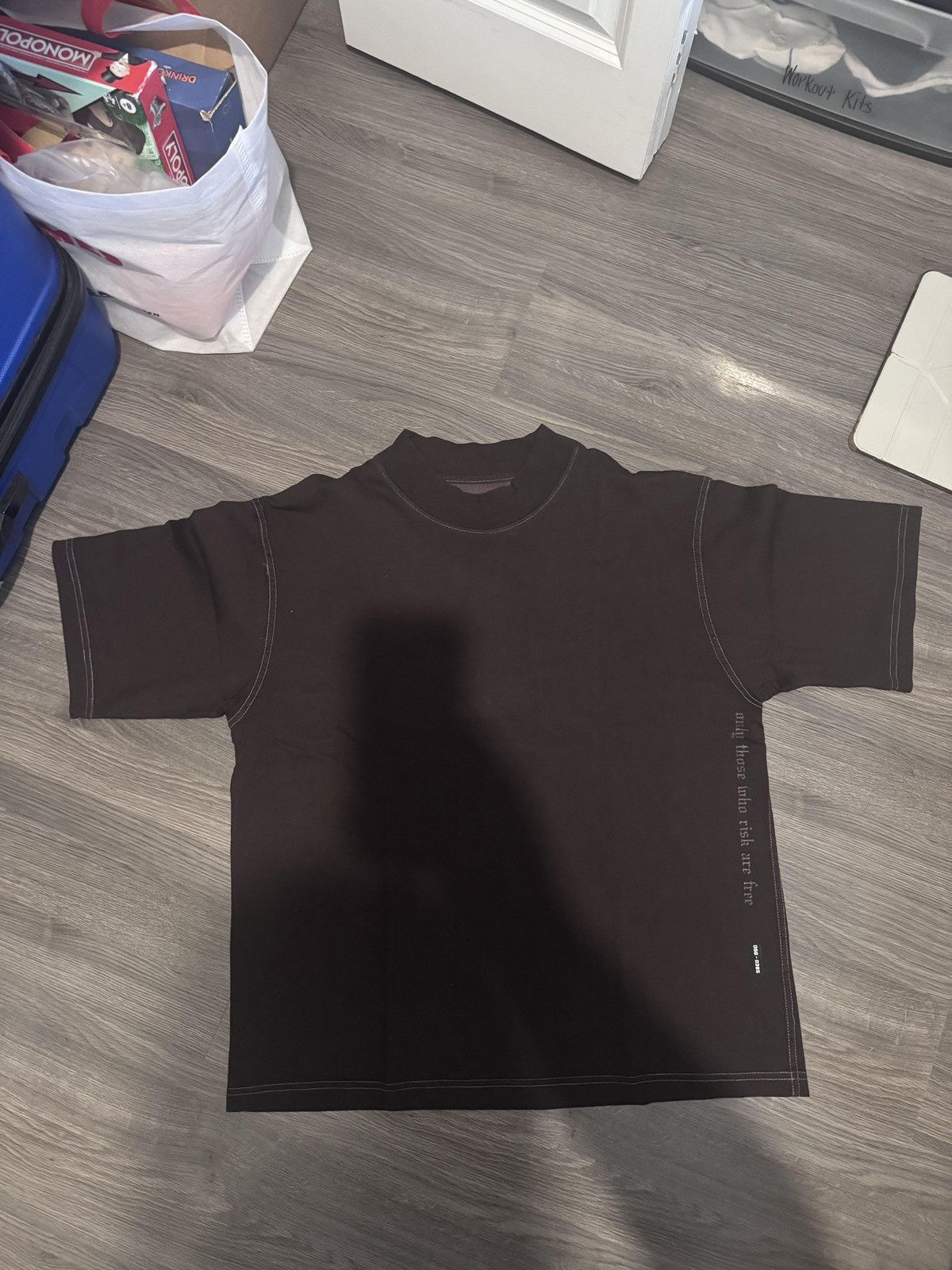 ASRV DSG. 0385 CottonPlus Oversized Mock Neck Tee Size US S / EU 44-46 / 1 - 1 Thumbnail