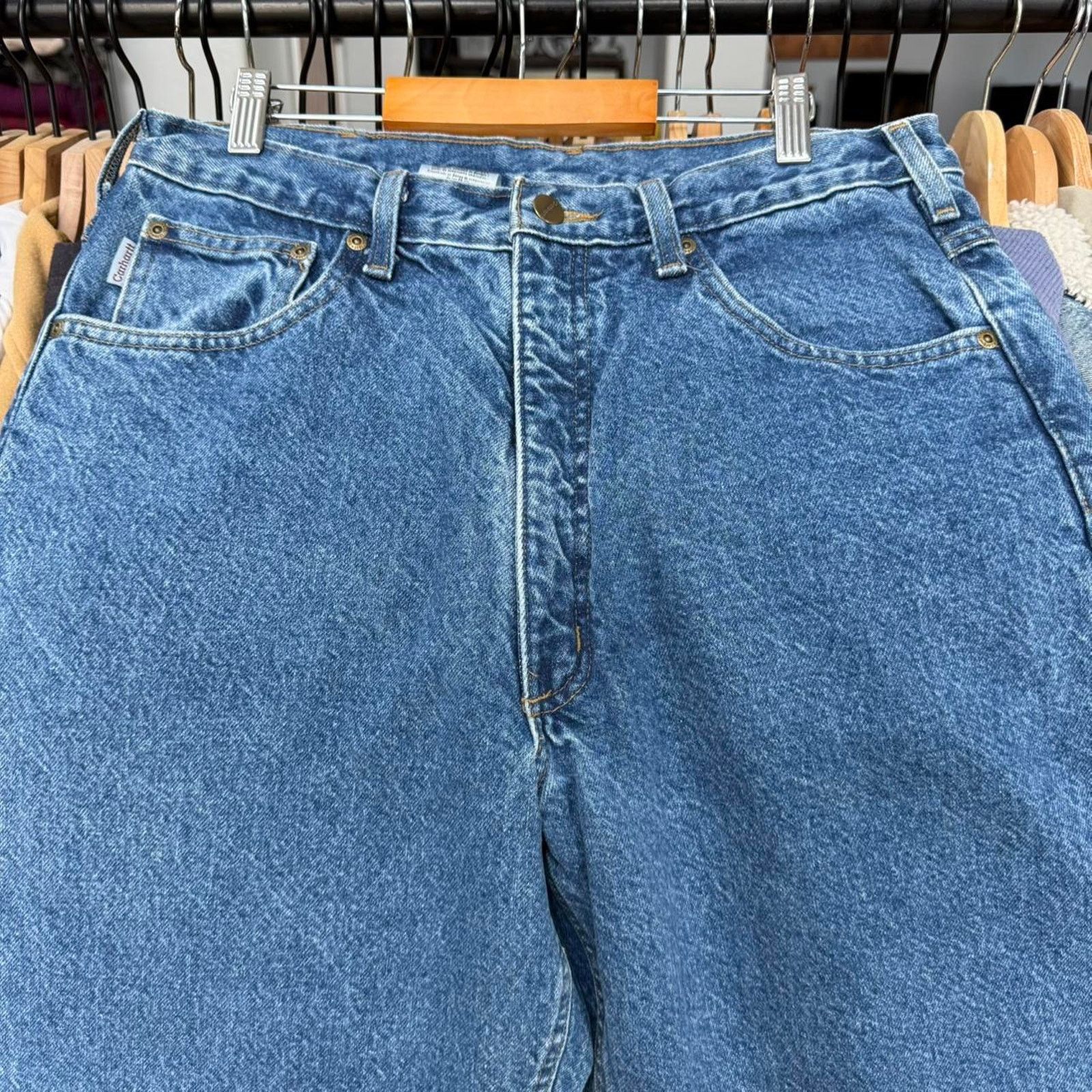 Carhartt Vintage 05 Carhartt Flannel Lined Jeans With Blue lining Size US 32 / EU 48 - 4 Thumbnail