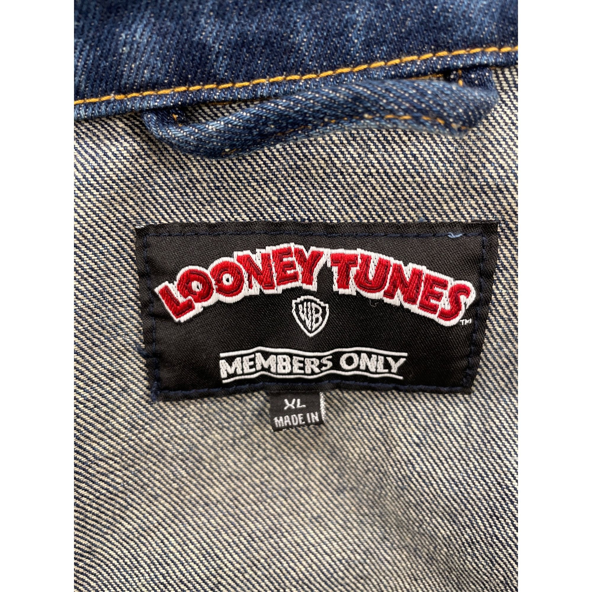 Members Only Members Only Mens Looney Tunes Denim Jacket in Great Conditi Size US XL / EU 56 / 4 - 3 Thumbnail