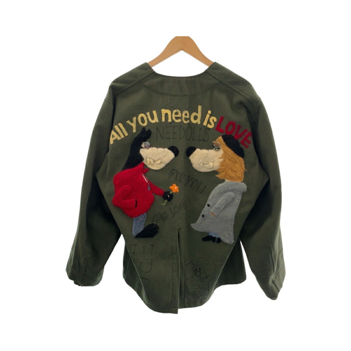 Other Other Needles Wool No Collar Jacket Others Outerwear DUTY FREE for USA Size ONE SIZE - 1 Thumbnail